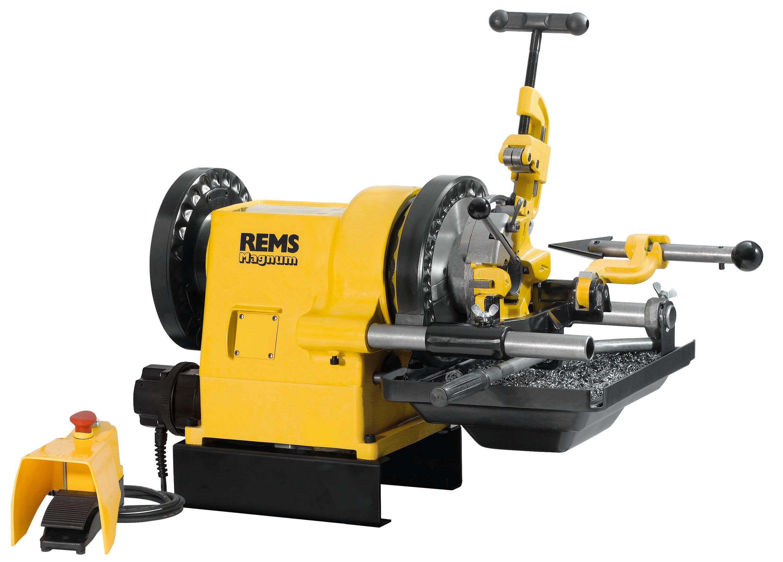 REMS Magnum 4000 L-T Gängmaskin gänghuvuden R 1/2-2