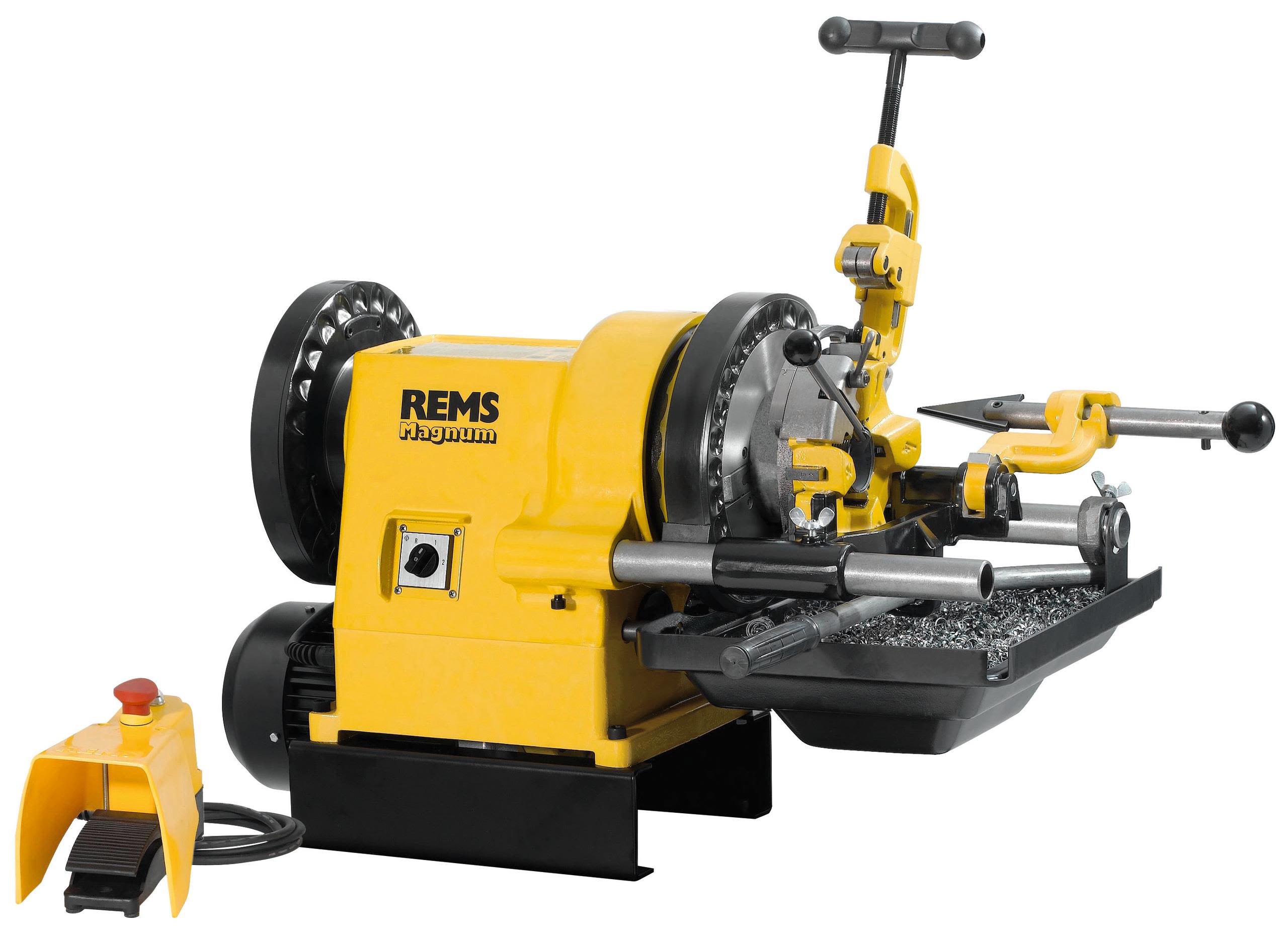 REMS Magnum 4010 L-T Gängmaskin gänghuvuden R 1/2-2