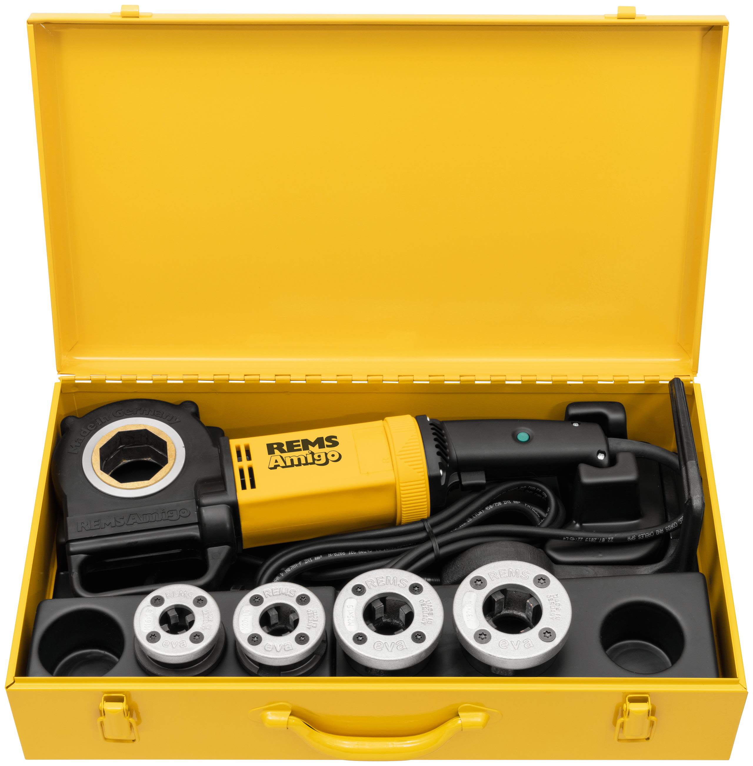 REMS Amigo Gängmaskin gänghuvuden M16-20-25-32, 1200 W