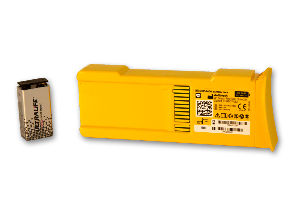 Defibtech DBP-1400 Batteri till Lifeline AED-hjärtstartare
