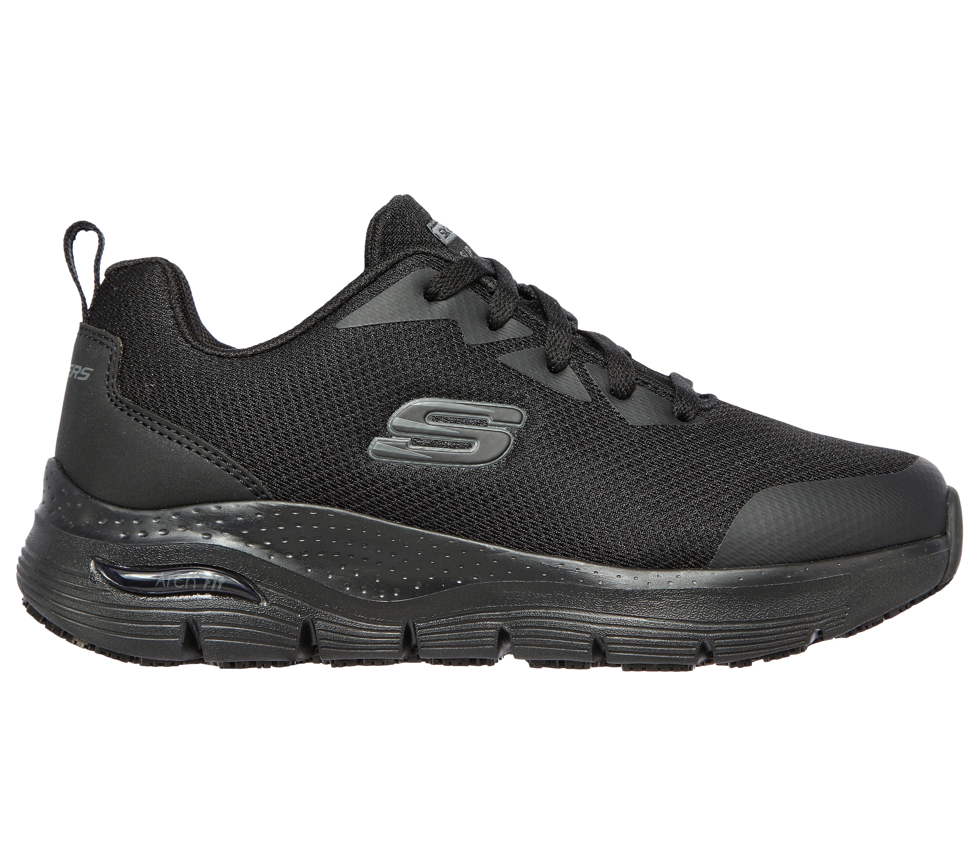 Skechers Work Arch Fit Työkengät lisätuella jalan holvikaarelle, liukastumista ehkäisevä Naisten