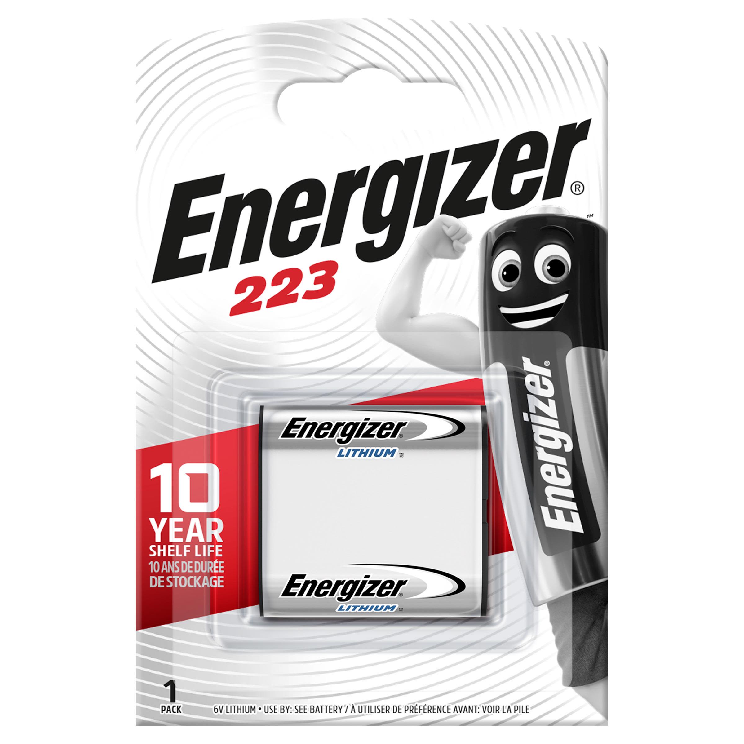 Energizer Lithium Photo Fotobatteri 223, 3 V