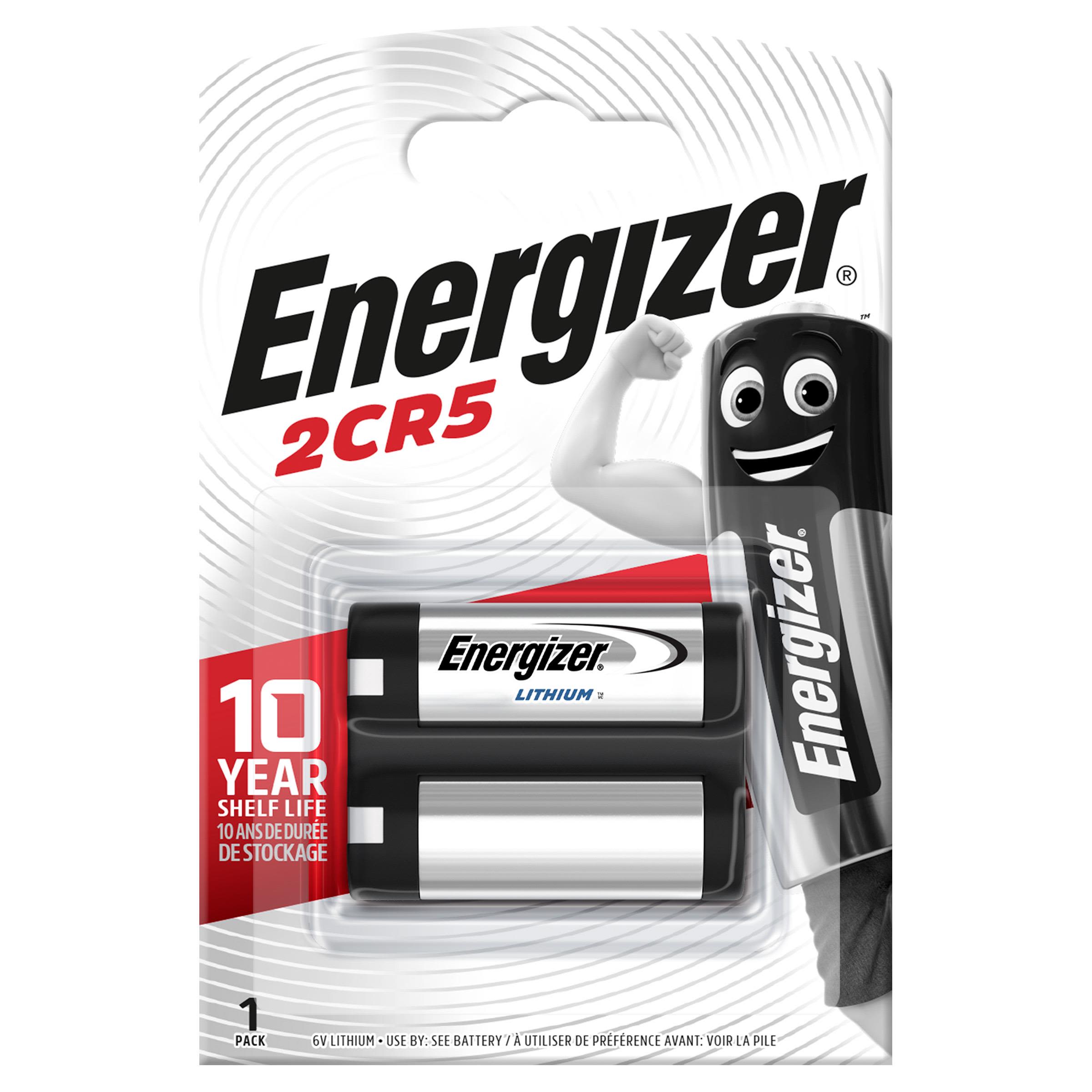 Batteri Energizer® Lithium, 2CR5, 6 V, kamerabatteri