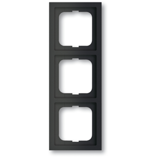 ABB 1723-885K Ram mattsvart 3-fack