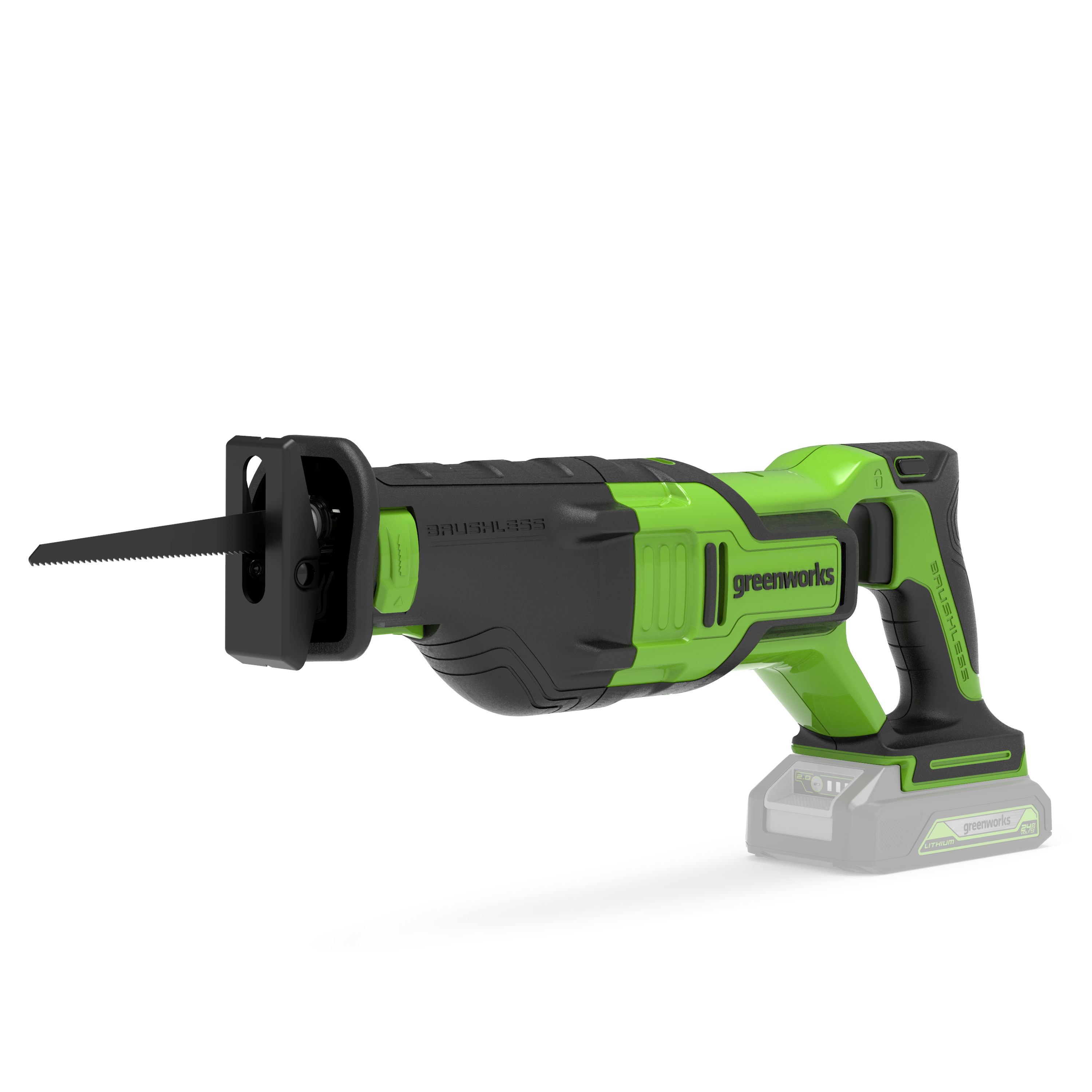 Greenworks GD24RS Tigersag uten batteri og lader