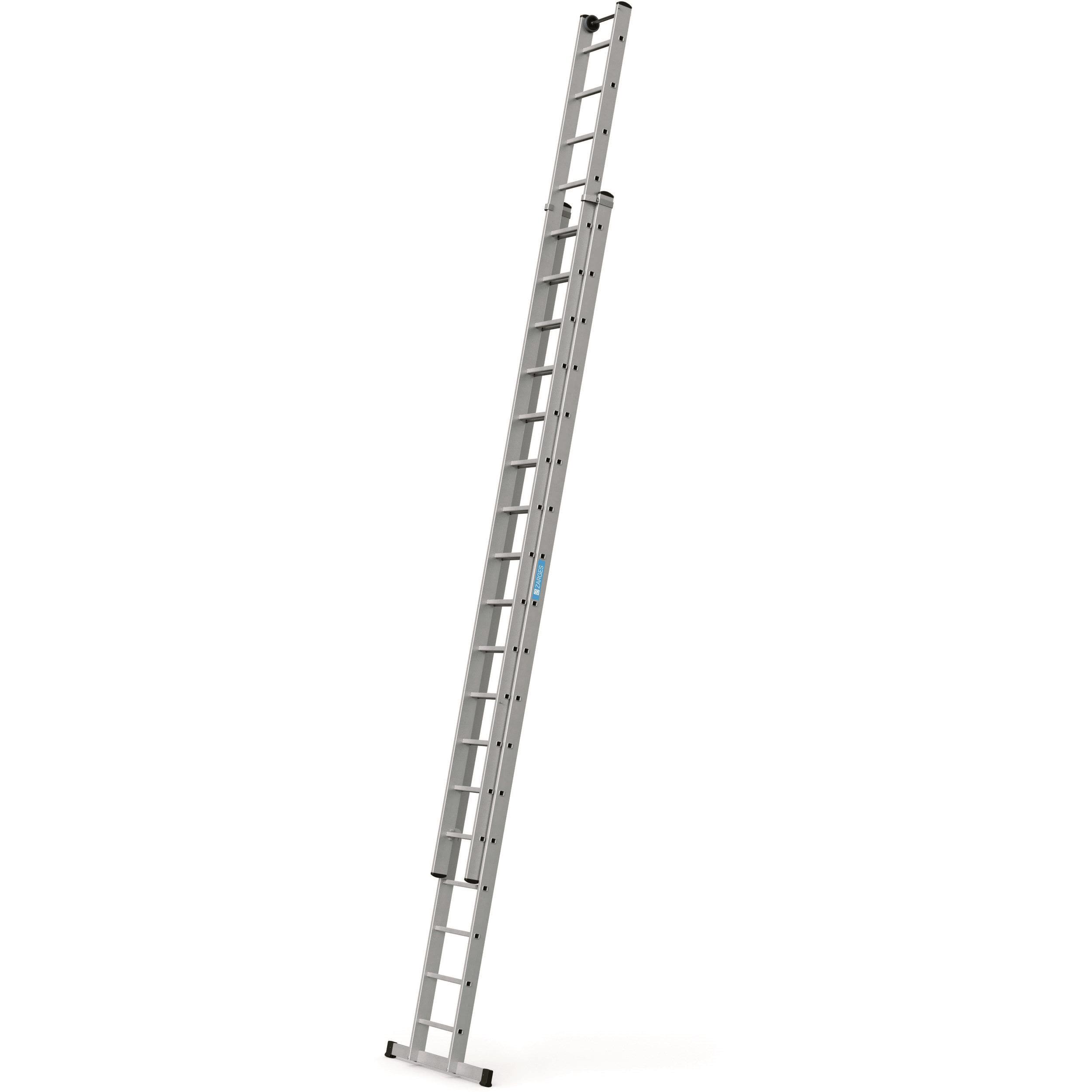 Zarges Everest 2E Forlengelsesstige 2-delt 2x18 stigepinner, lengde 9,13 m