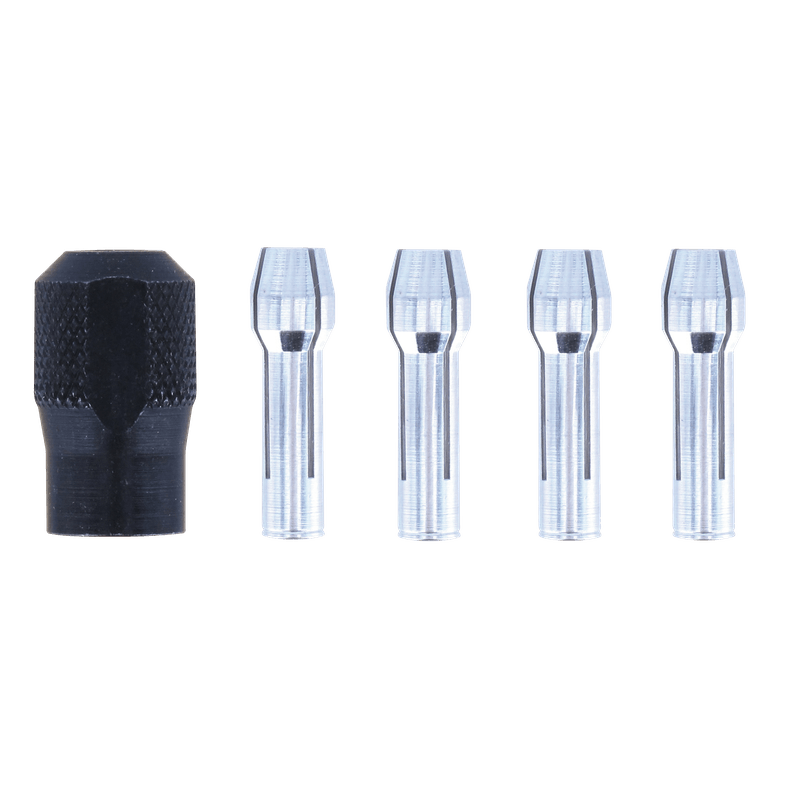 Dremel 4485 - Flenssett - 5 deler - 3.2 mm, 1.6 mm, 2.4 mm, 0.8 mm - for Dremel 3000, 4000, 7700, 8100, 8200