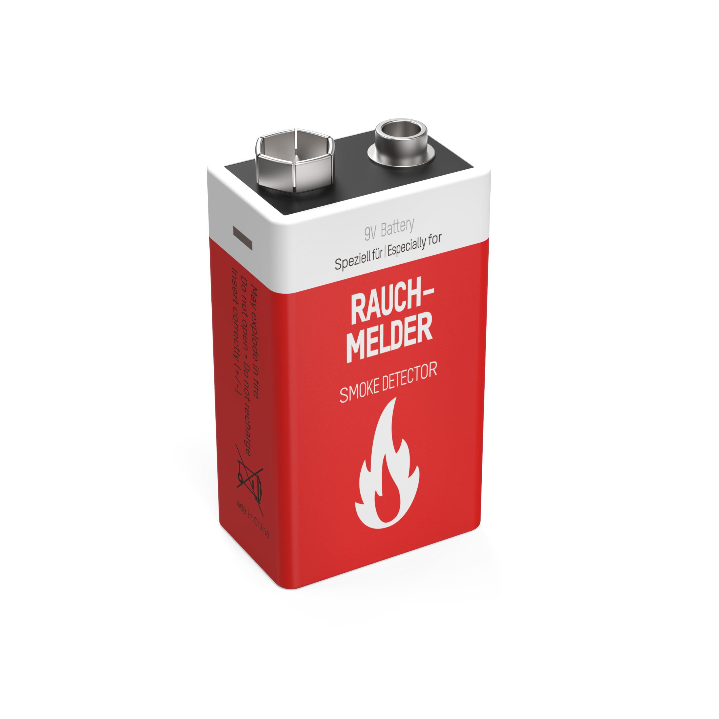 ANSMANN Energy - Batteri 9V - Li - rød