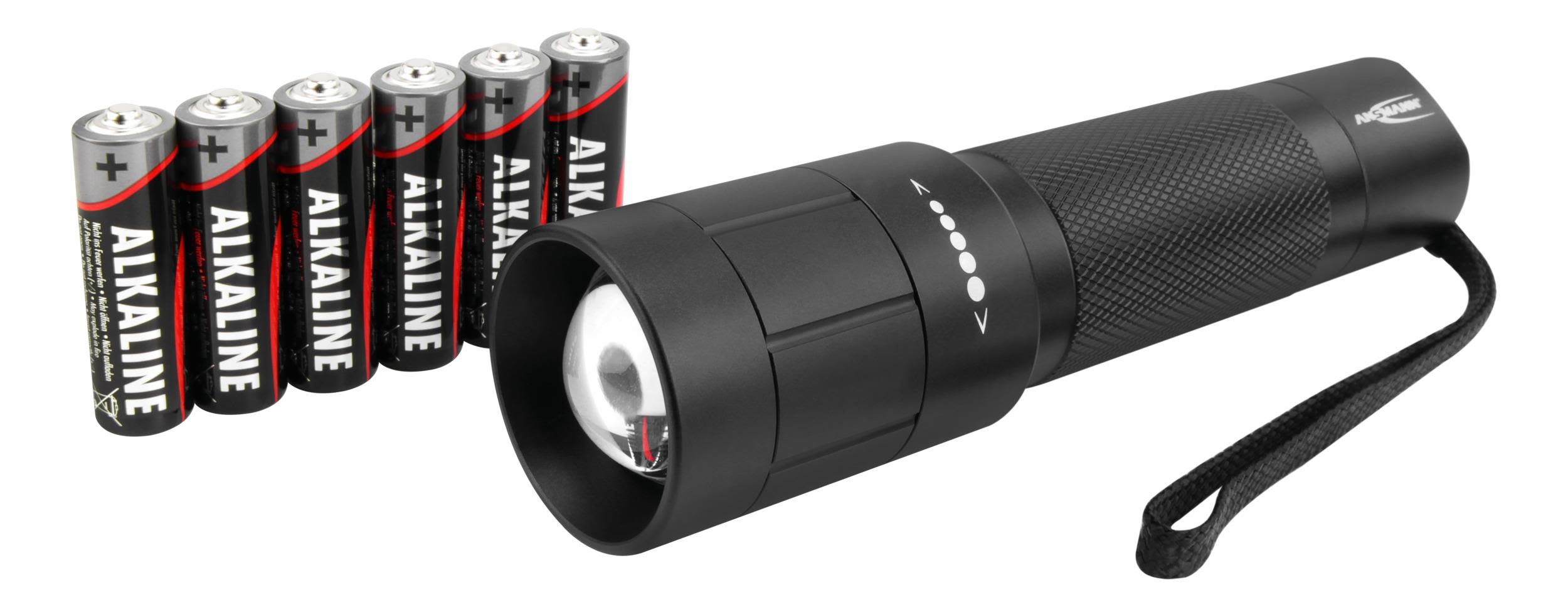 Ansmann M1500F Ficklampa med batterier