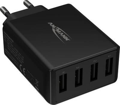 Ansmann HC430 svart USB-laddare svart