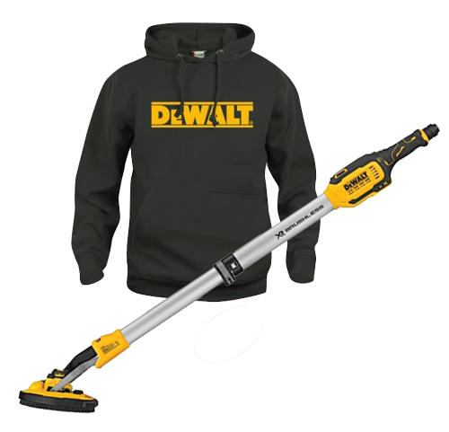 Dewalt DCE800N-XJ Väggslip tröja XL, utan batteri och laddare