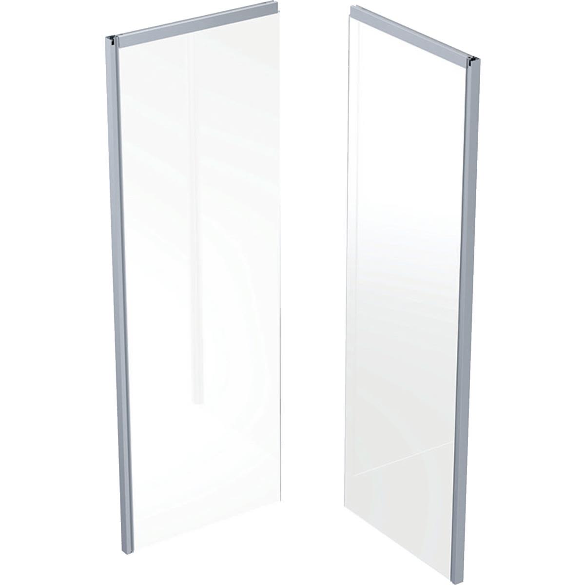 Contura Showerama 10-5 Duschvägg 100 x 100 x 200 cm Vit, frostglas