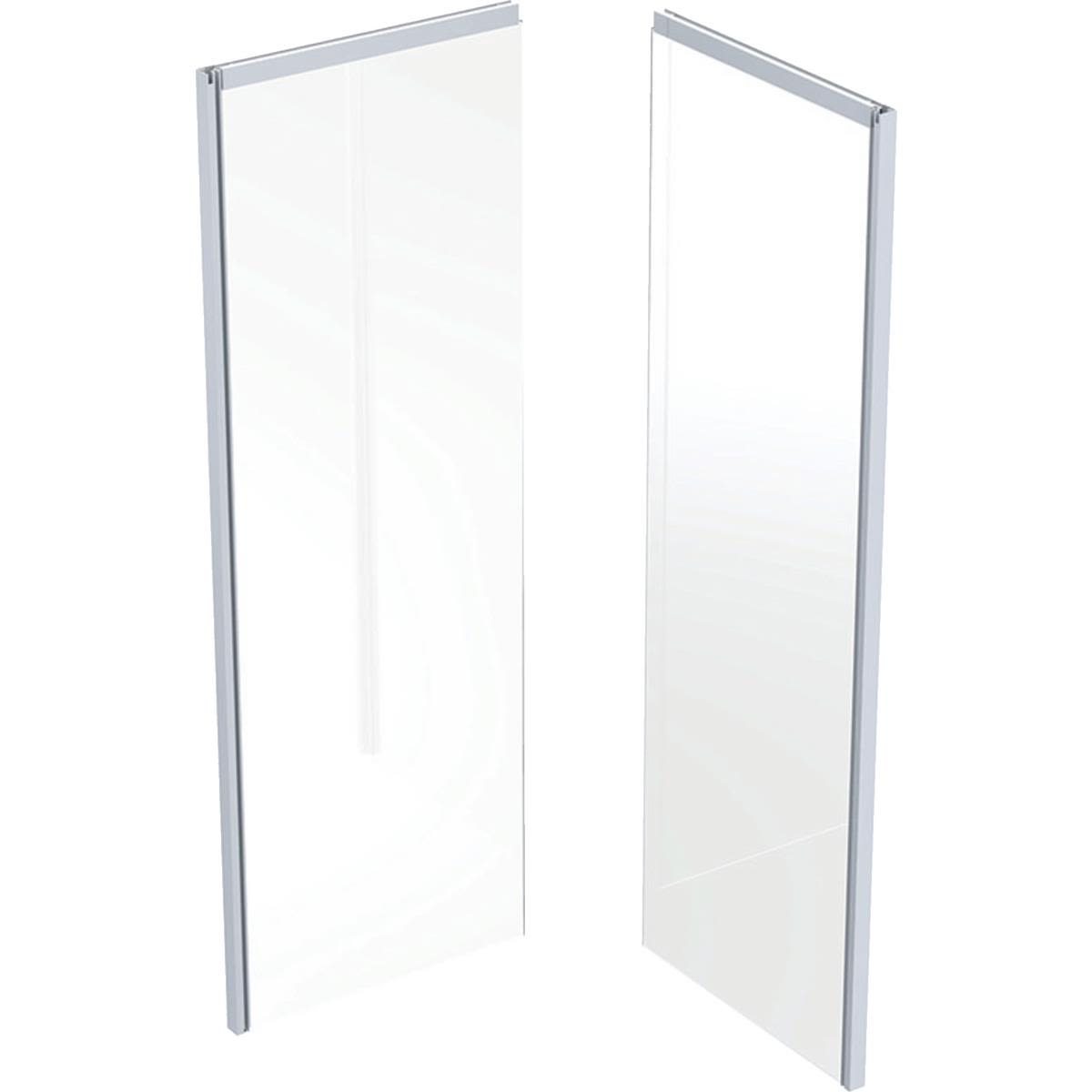 Contura Showerama 10-5 Duschvägg 100 x 100 x 200 cm Vit, klarglas