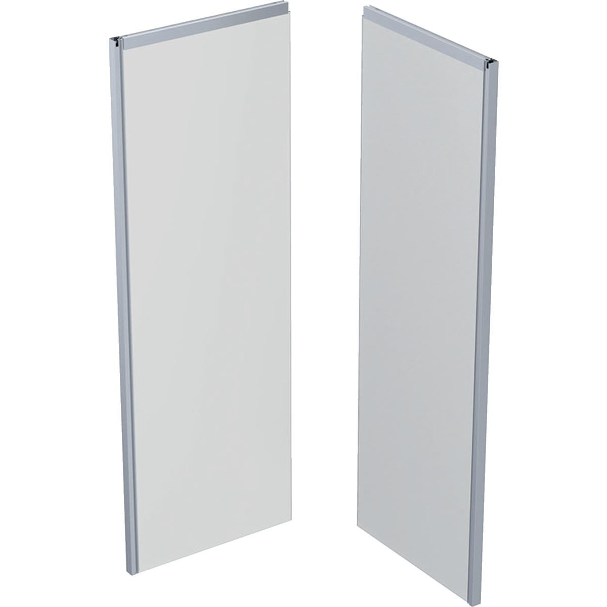 Contura Showerama 10-5 Duschvägg 90 x 90 x 200 cm Aluminium, frostglas