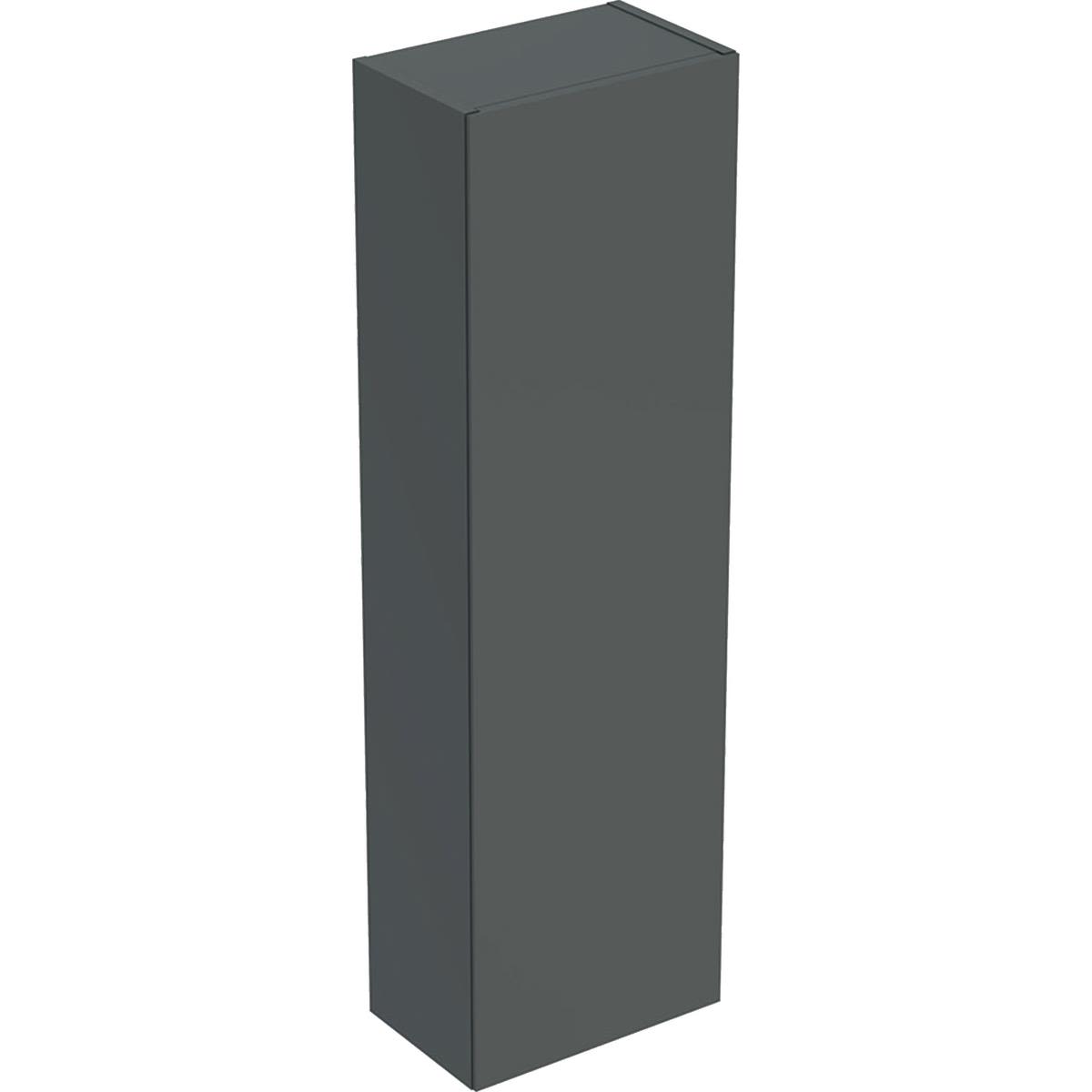 Ifö Elegant Halvhögskåp 1 dörr, 3 hyllor, grå matt