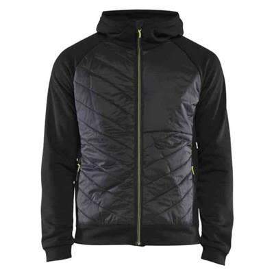 Blåkläder 346325269933L Hybrid sweater sort/høj synlighed gul Sort/Hi-Vis gul
