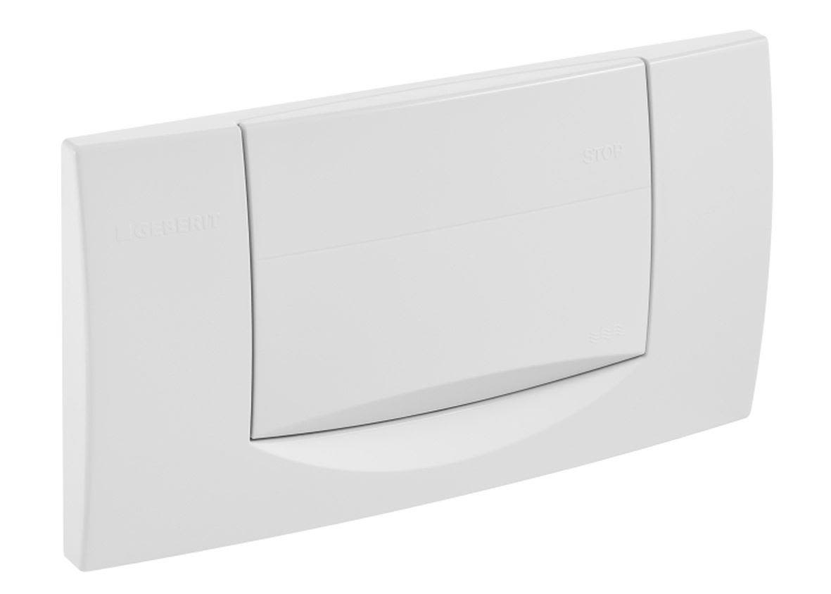 Geberit 200F Tryckplatta med enkelspolning