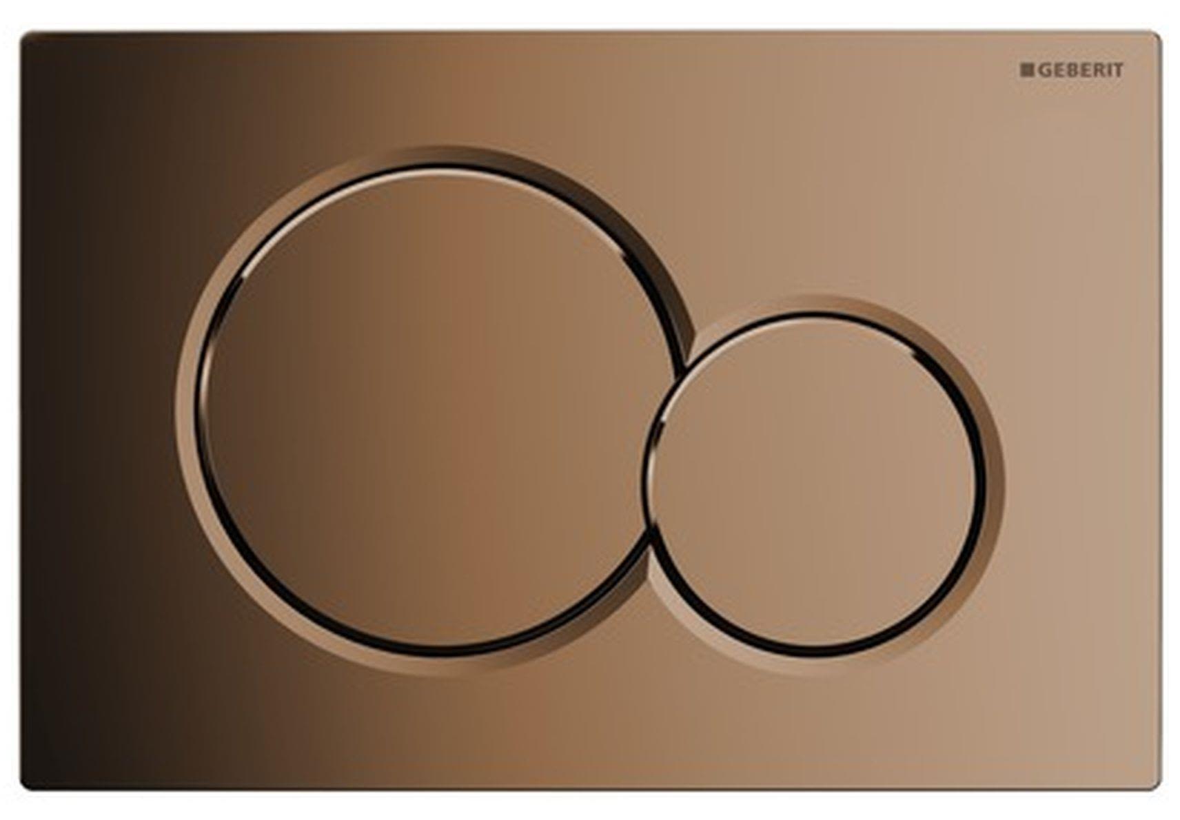 Geberit Sigma01 Spolplatta Mässing