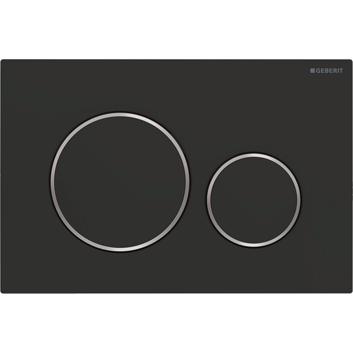 Geberit Sigma20 Spolplatta Svart