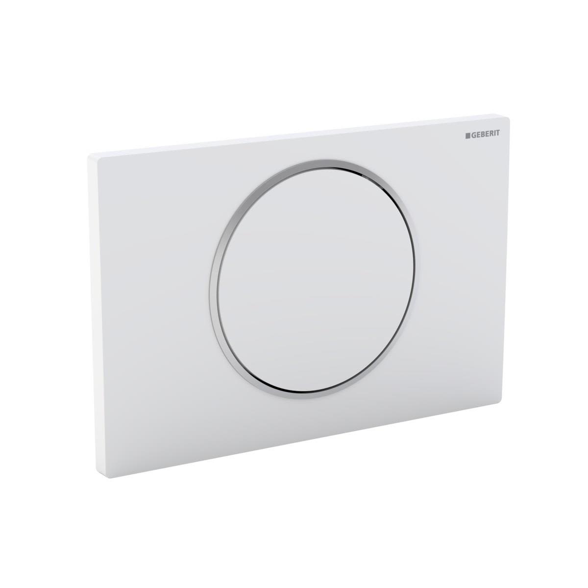 Geberit Sigma10 Spolplatta med stoppfunktion Svart, matt