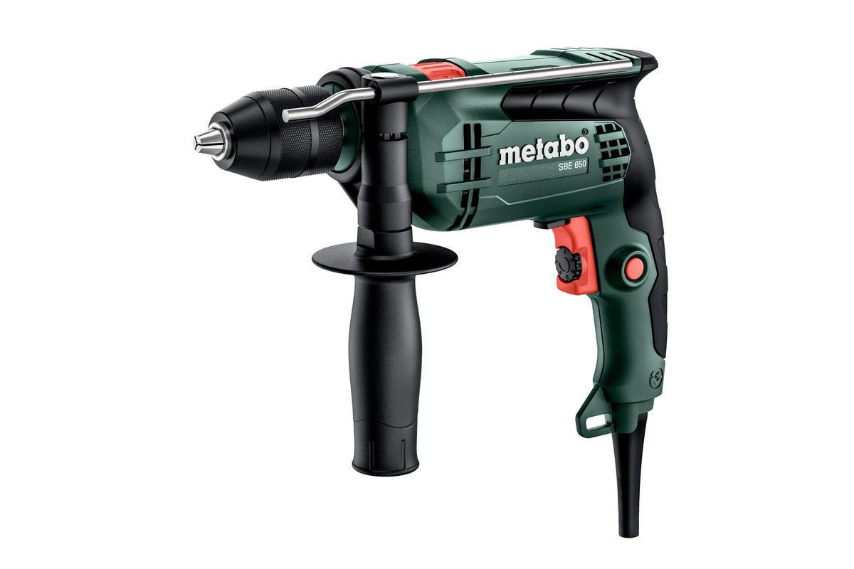 Metabo SBE 650 Slagborrmaskin med snabbchuck, 650 W
