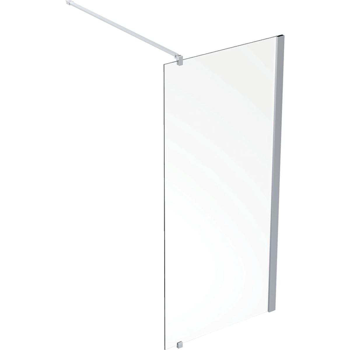 Contura Showerama 10-20 Duschvägg aluminium/klarglas 900 x 1950 cm