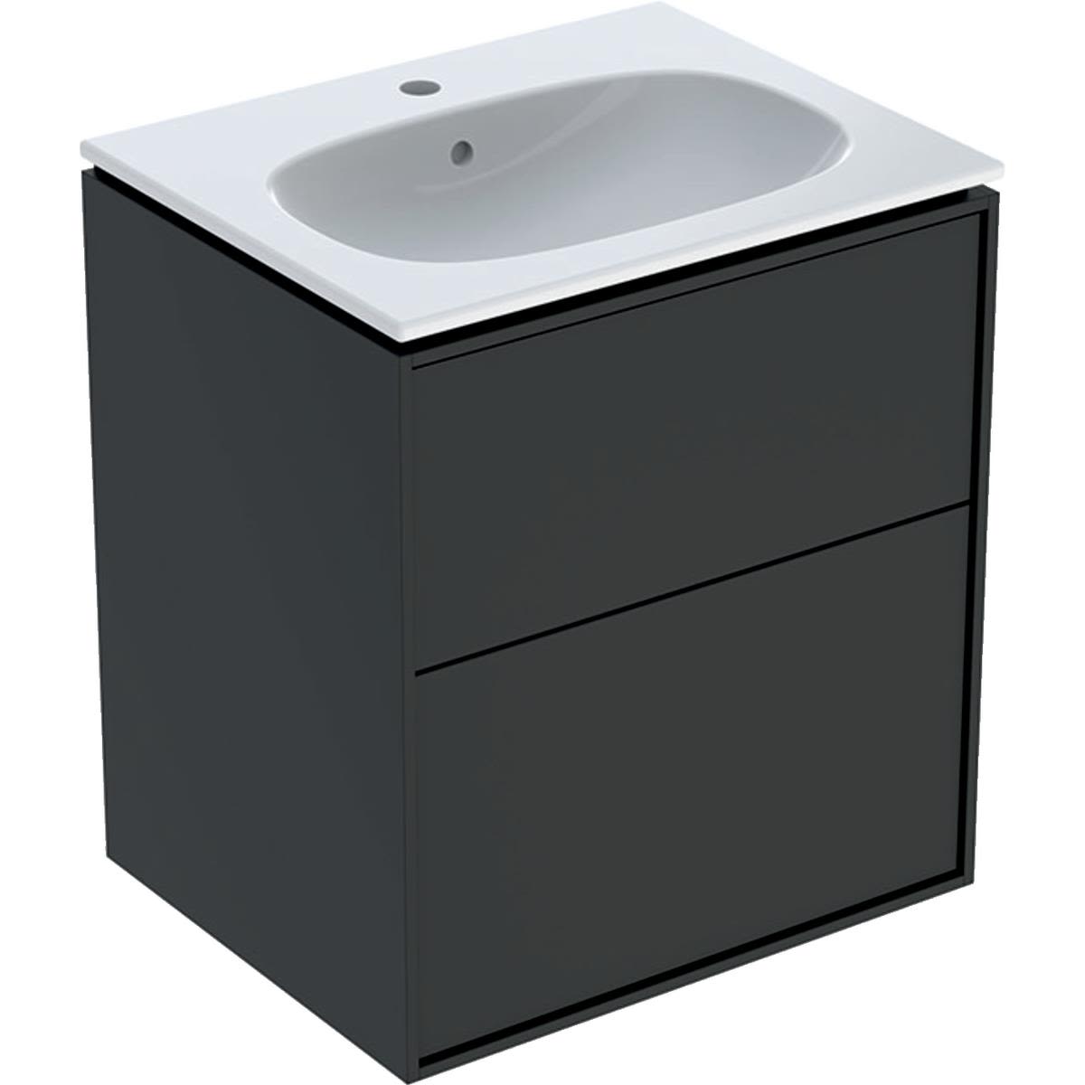 Ifö Sense Art Möbelpaket 2 lådor, smal design, lava
