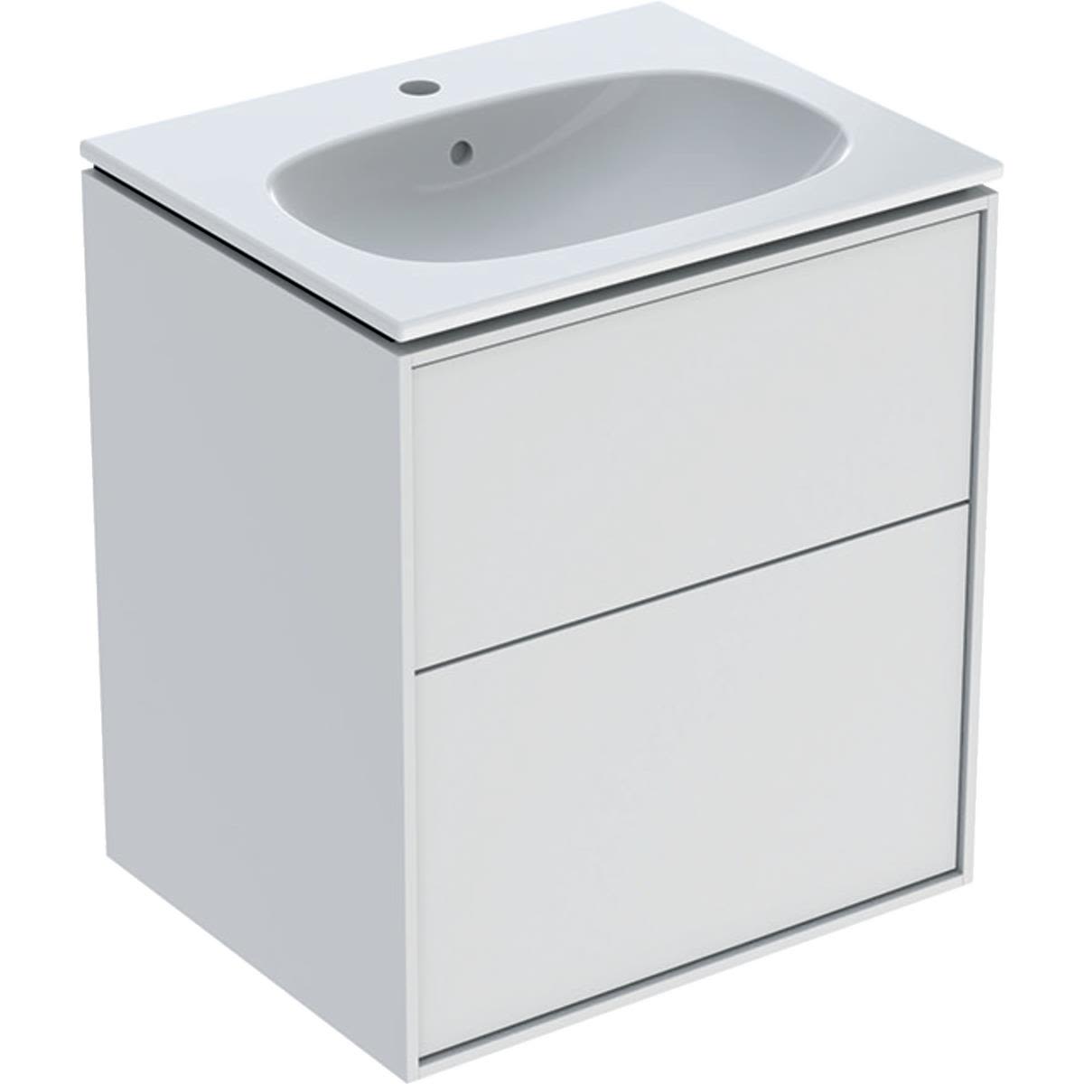 Ifö Sense Art Möbelpaket 2 lådor, smal design, vit