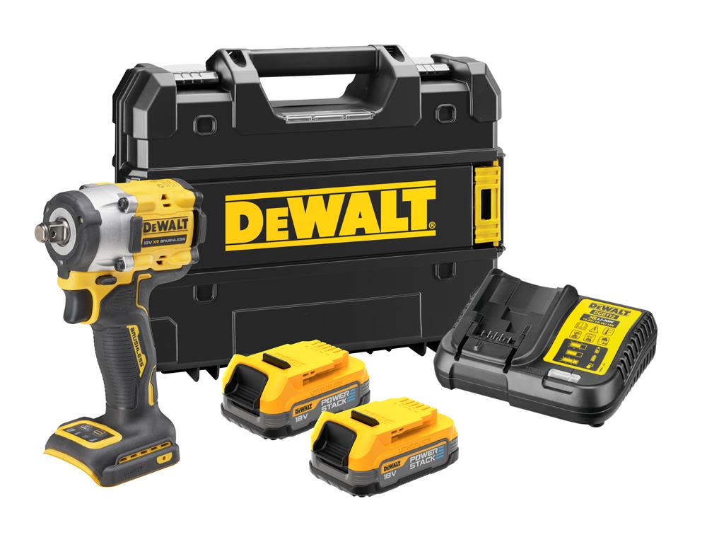 Dewalt DCF921E2T-QW Slagnøgle med batteri og oplader