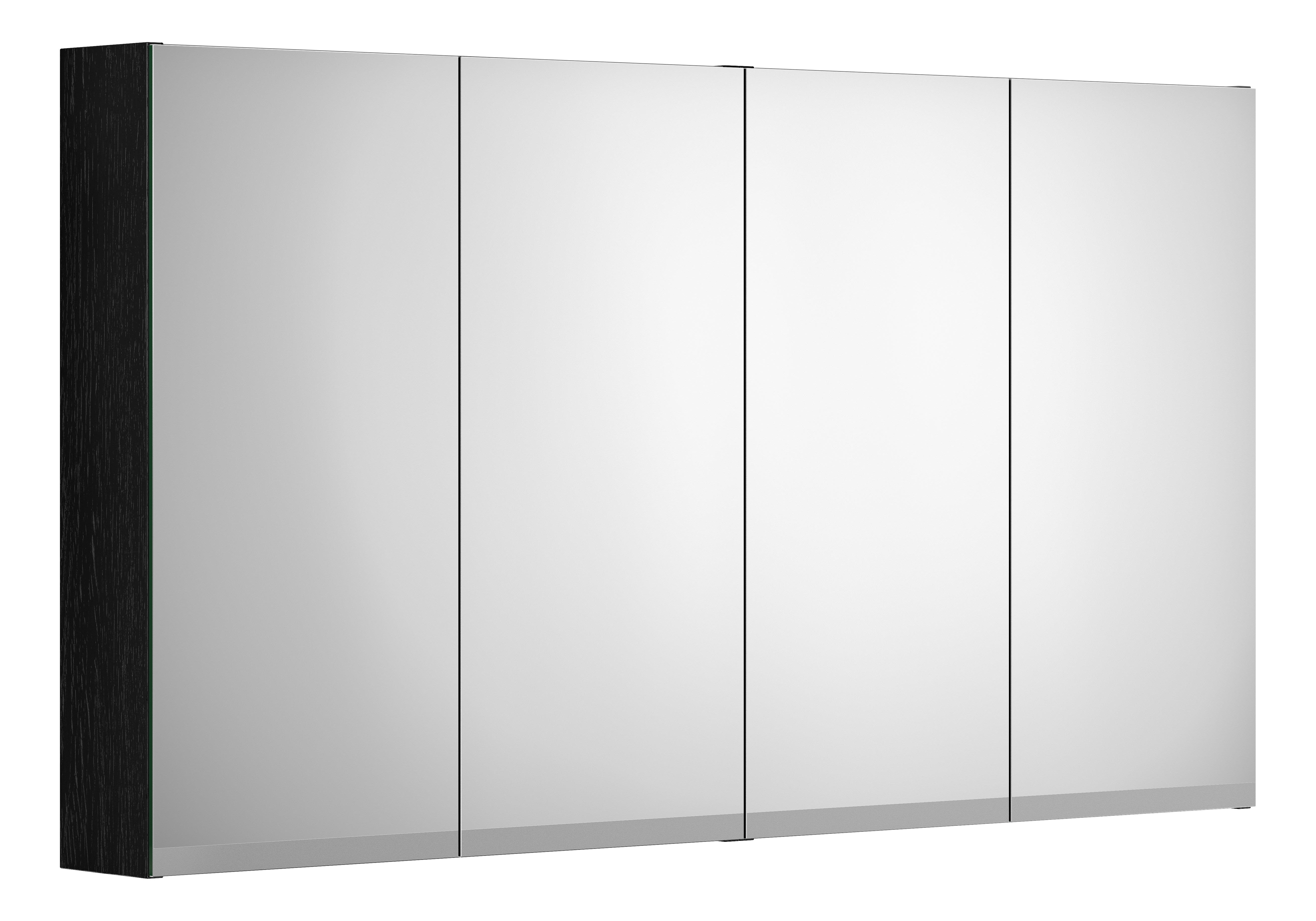 Gustavsberg Artic Spegelskåp 120 cm, svart