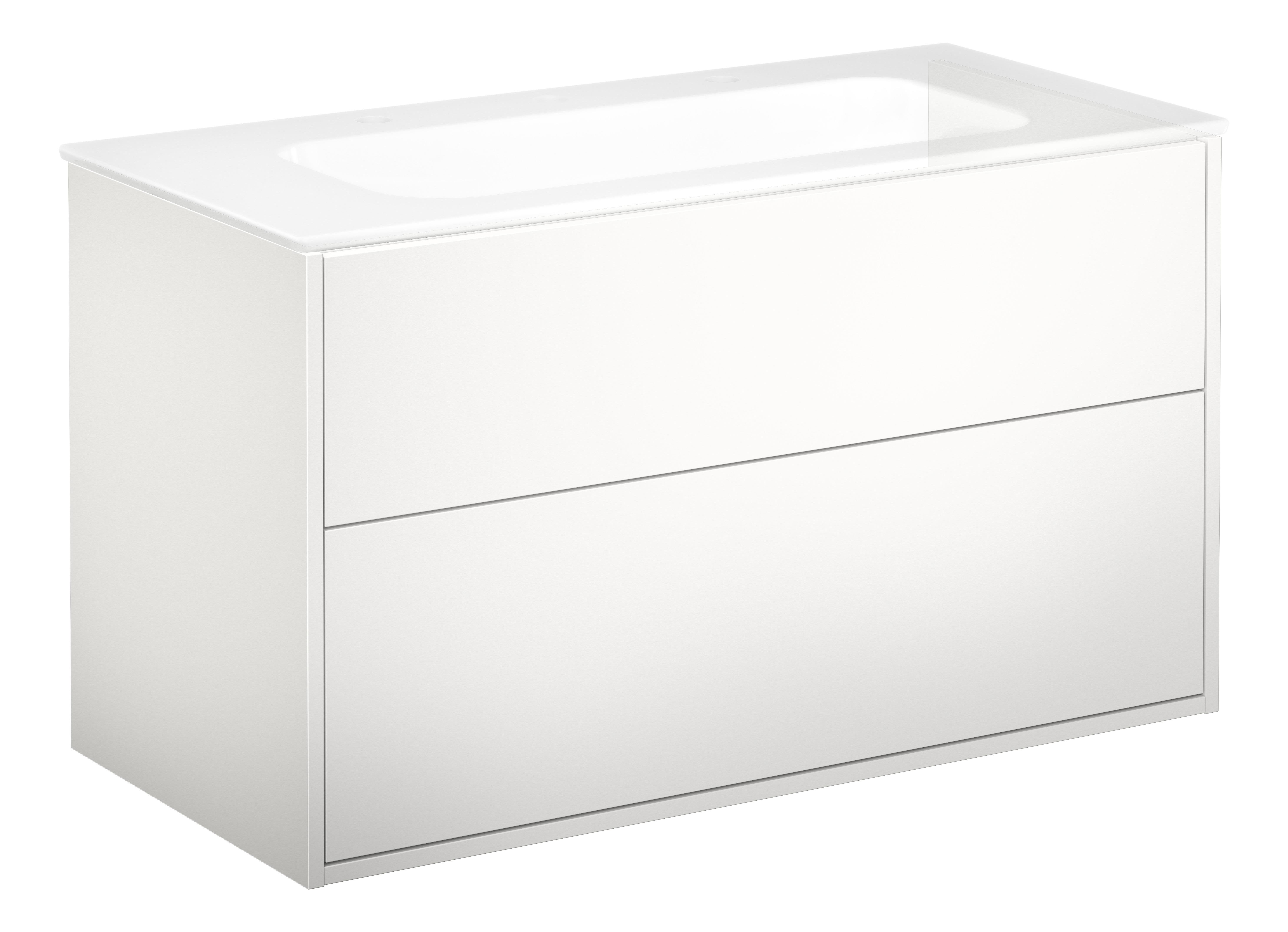 Gustavsberg Artic Kommod vit, 100 cm, utan tvättställ