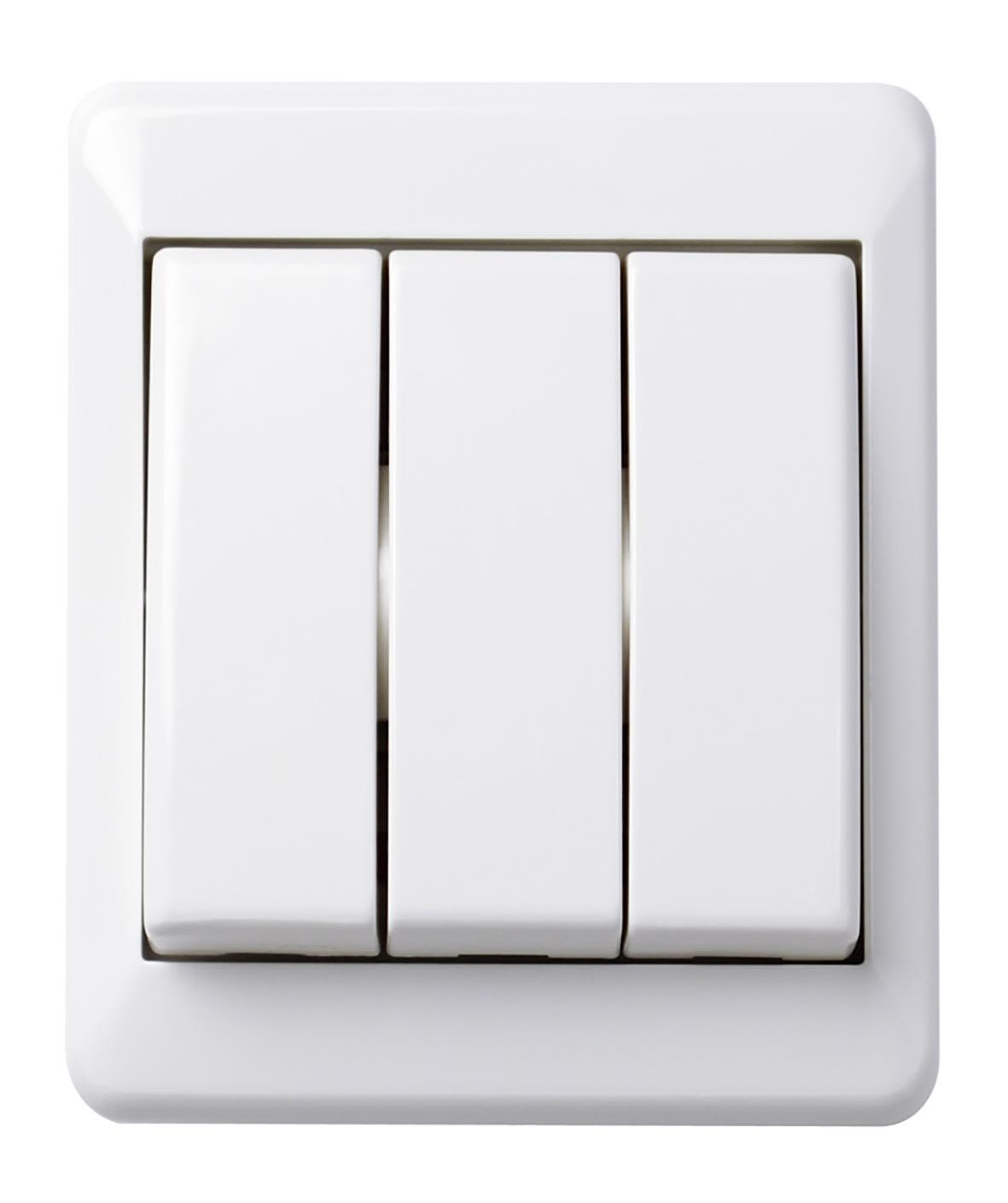 Elko EKO07610 Strømbryter renhvit, skruetilkobling, IP21 3x1-polet