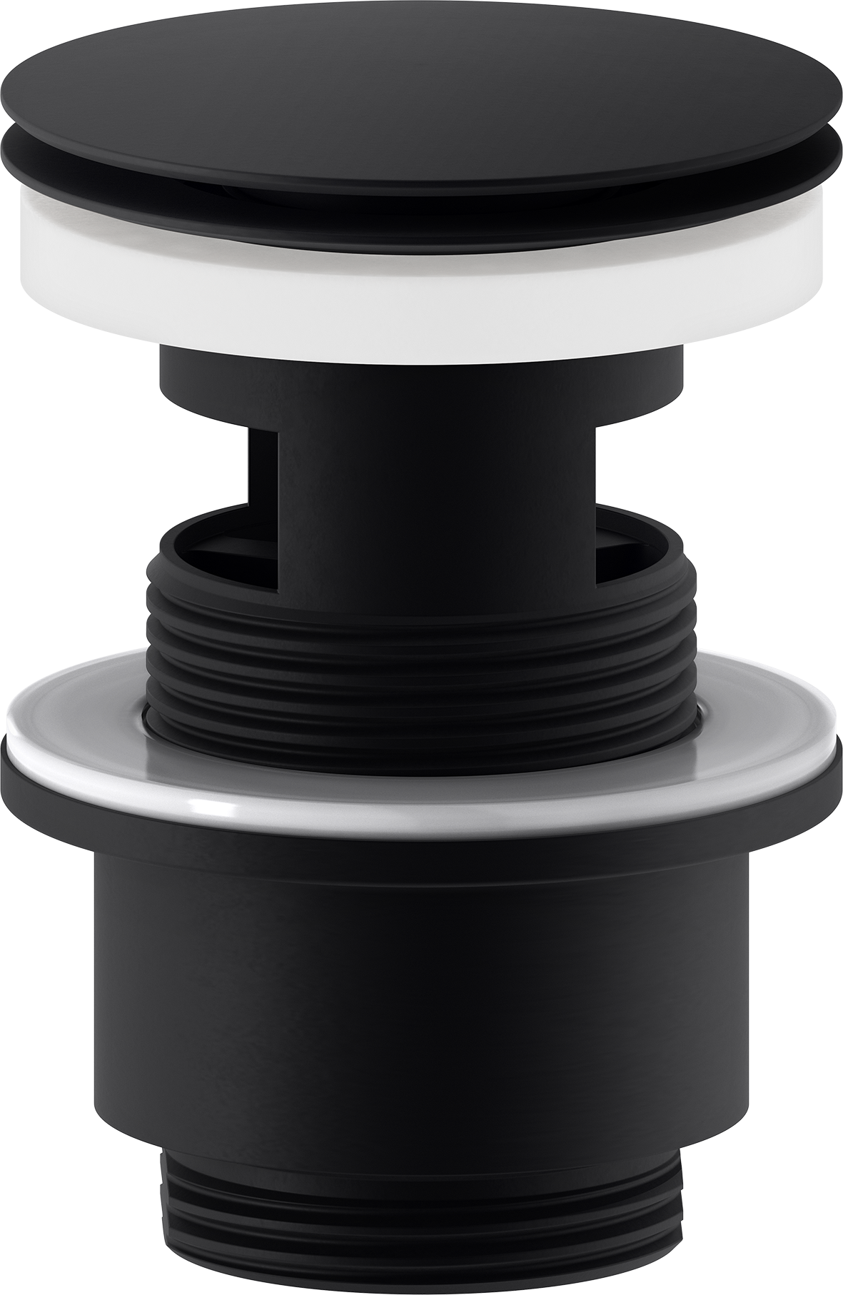 FM Mattsson S600142.12 Bottenventil mattsvart