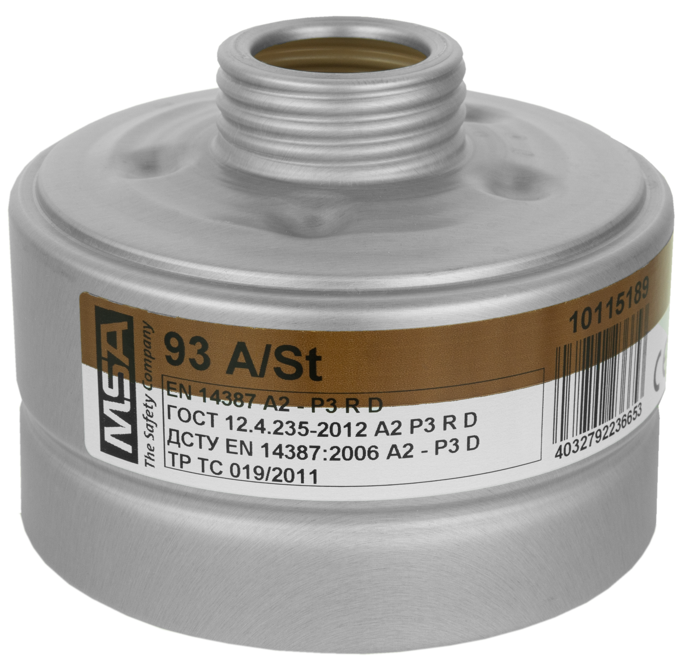 MSA 93A/P3 Kombinationsfilter för helmask