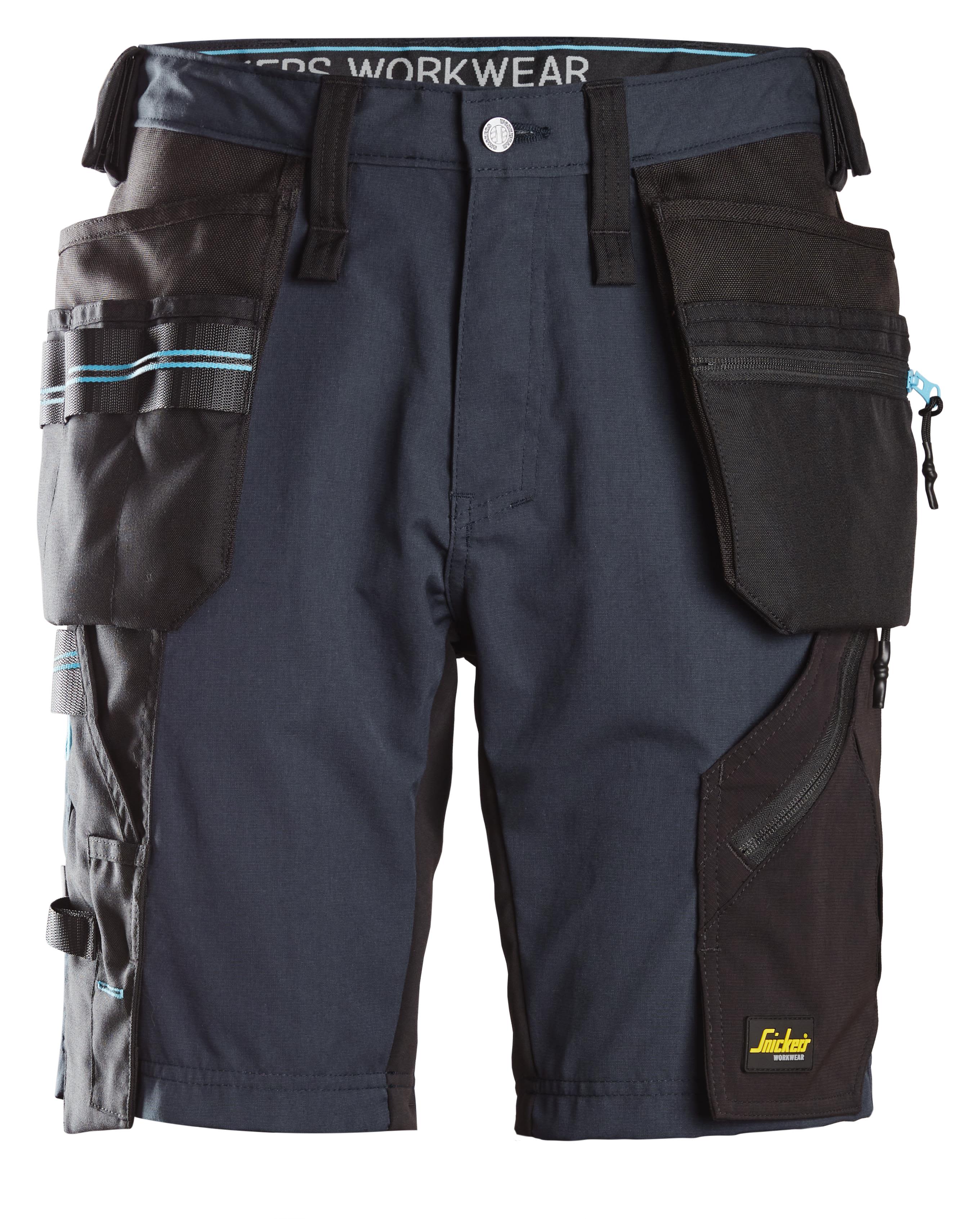 Snickers Workwear 6110 LiteWork Arbeidsshorts marineblå/svart Marineblå/Svart