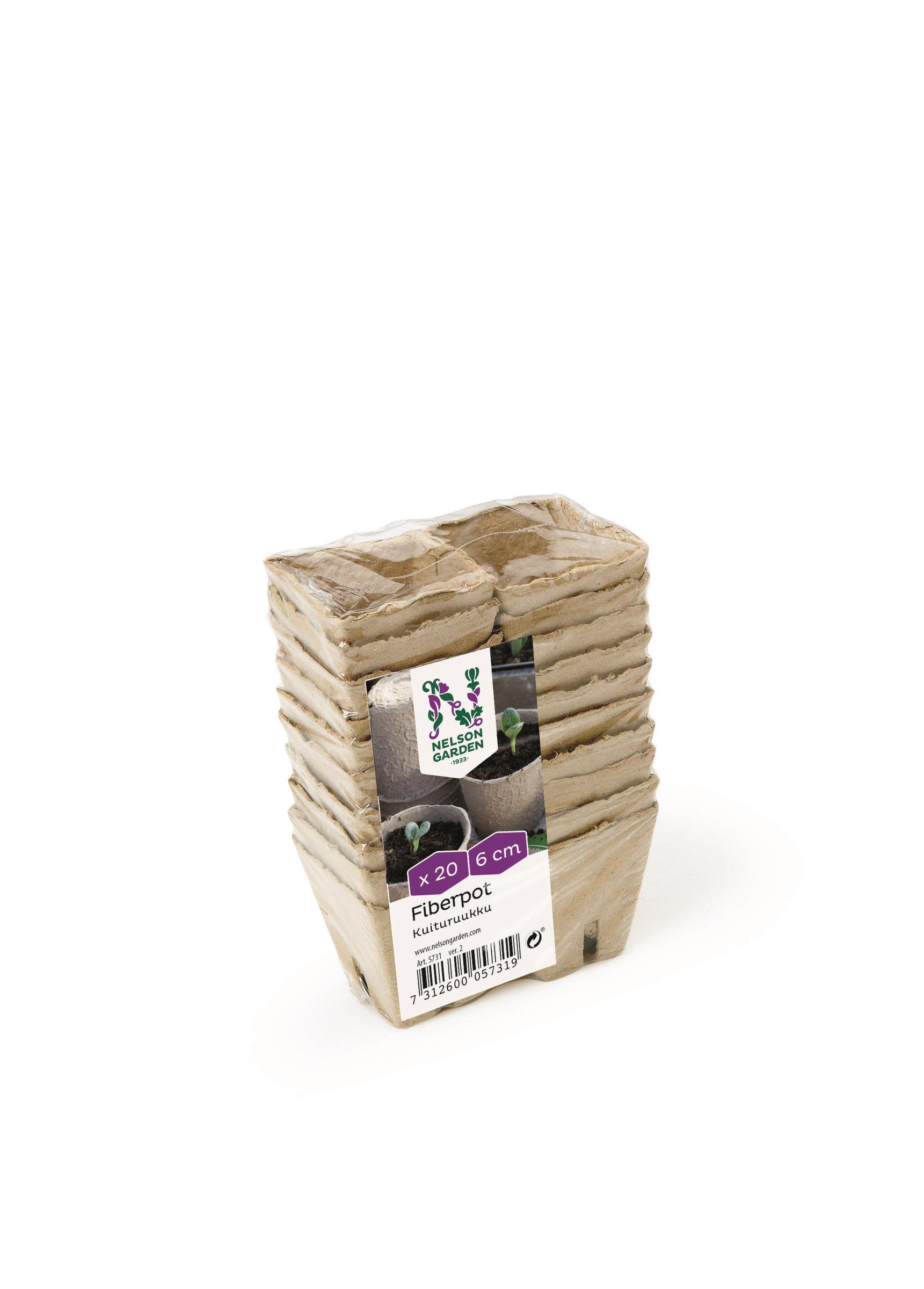 Nelson Garden 5731 Fiberkruka 6 cm, 20-pack