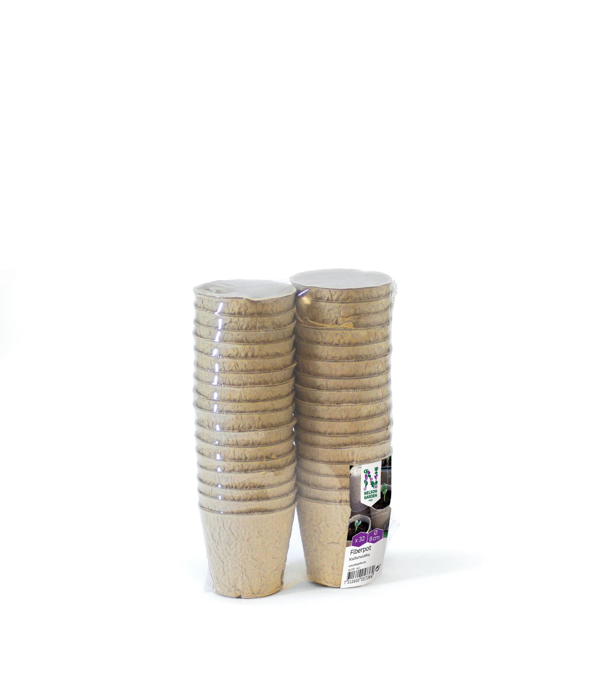 Nelson Garden 5736 Fiberkruka Ø 8 cm, 32-pack