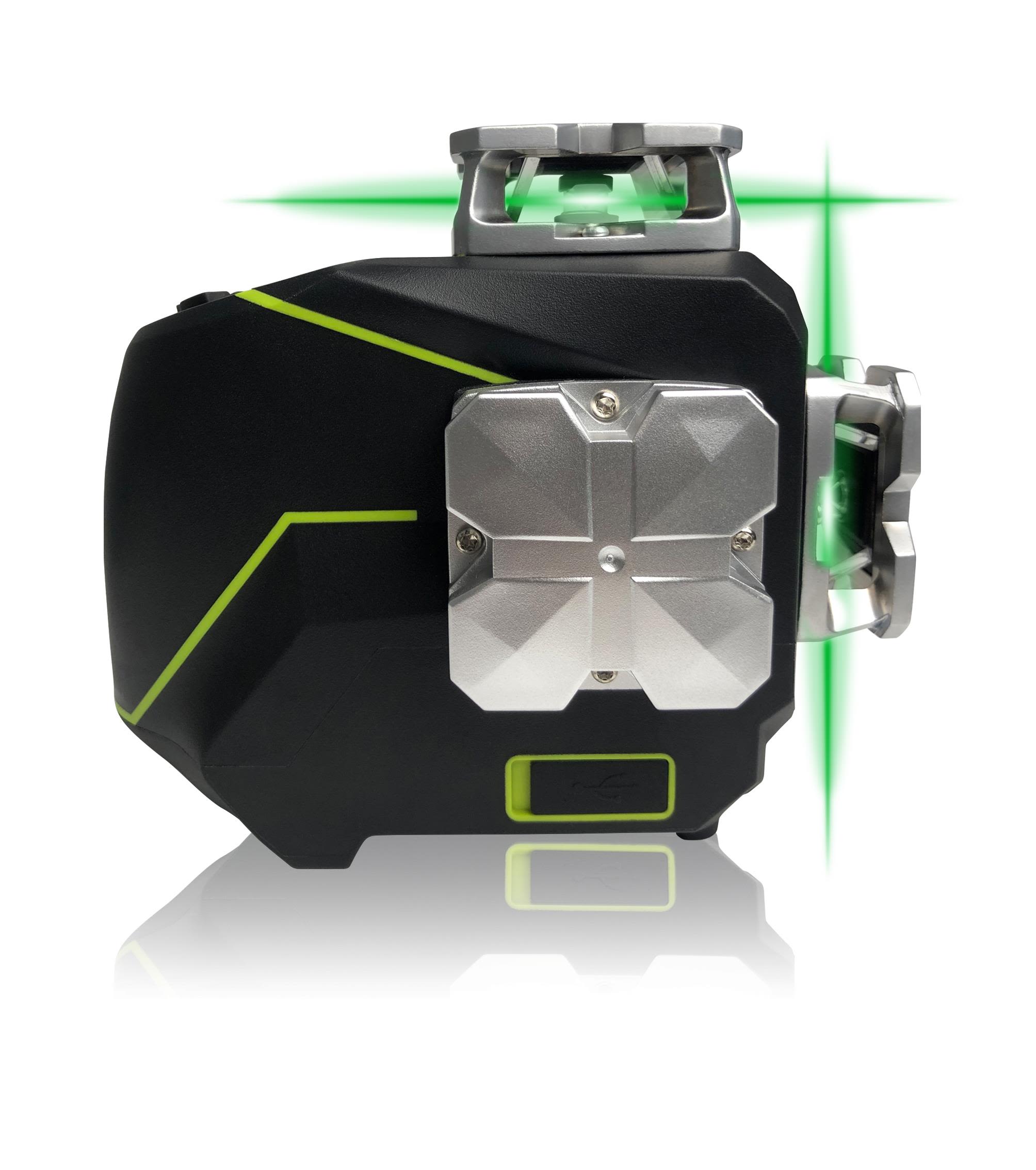 Elma X360-2 Linjalaser sisältää akun kaksi 360˚:een linjaa