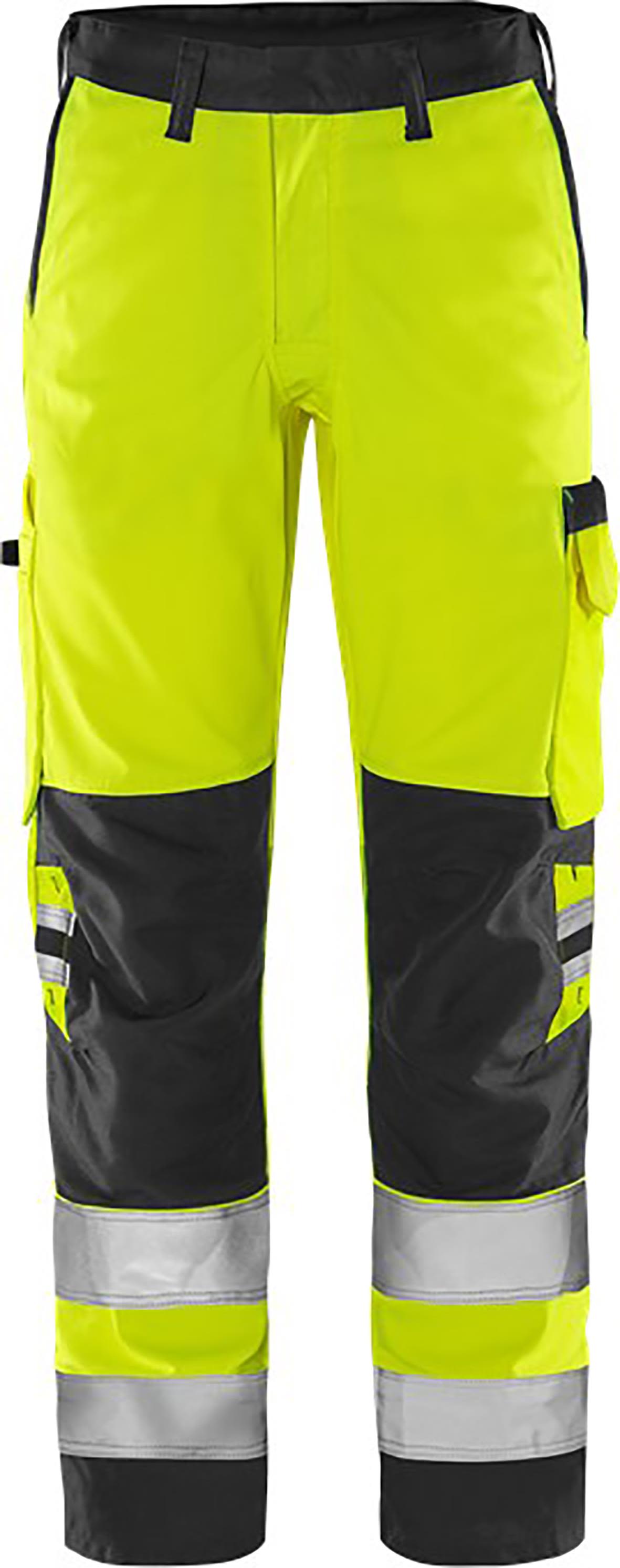 Fristads 2651 GPLU Arbeidsbukse varselgul/svart Varselgul/Svart