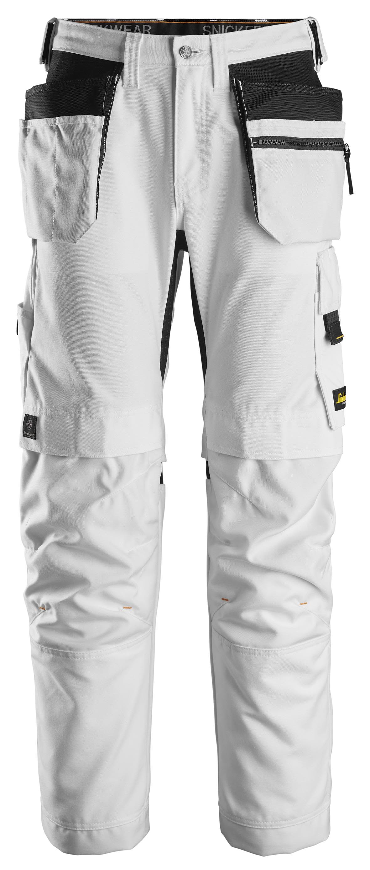 Snickers Workwear 6224 AllroundWork Arbeidsbukse hvit Hvit