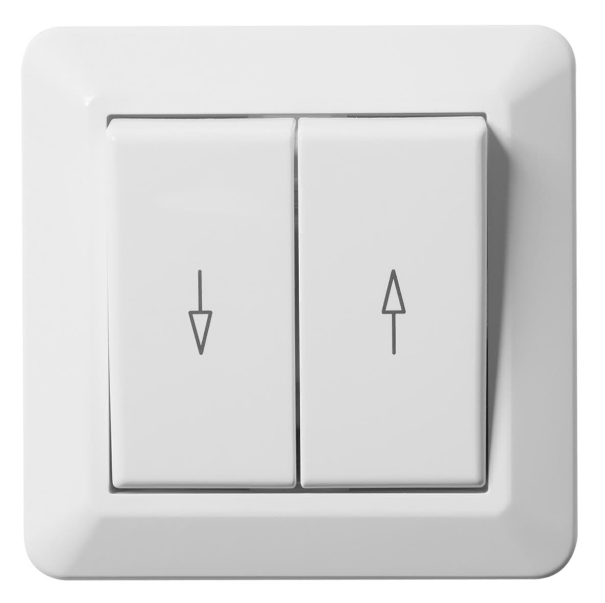 Elko EKO30109 Strömbrytare renvit, infälld