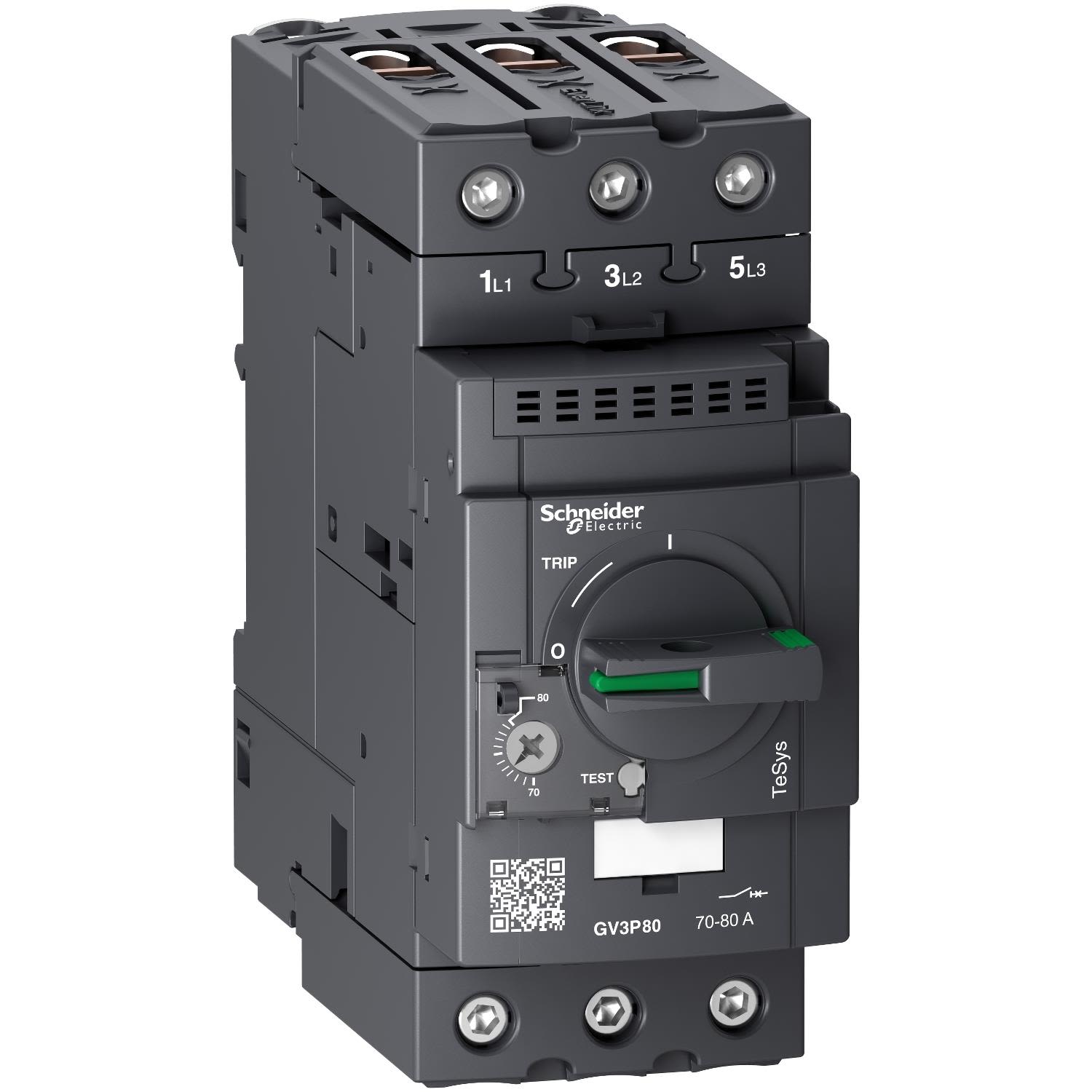 Schneider Electric GV3P80 Motorskyddsbrytare med Everlink-anslutning 70-80A