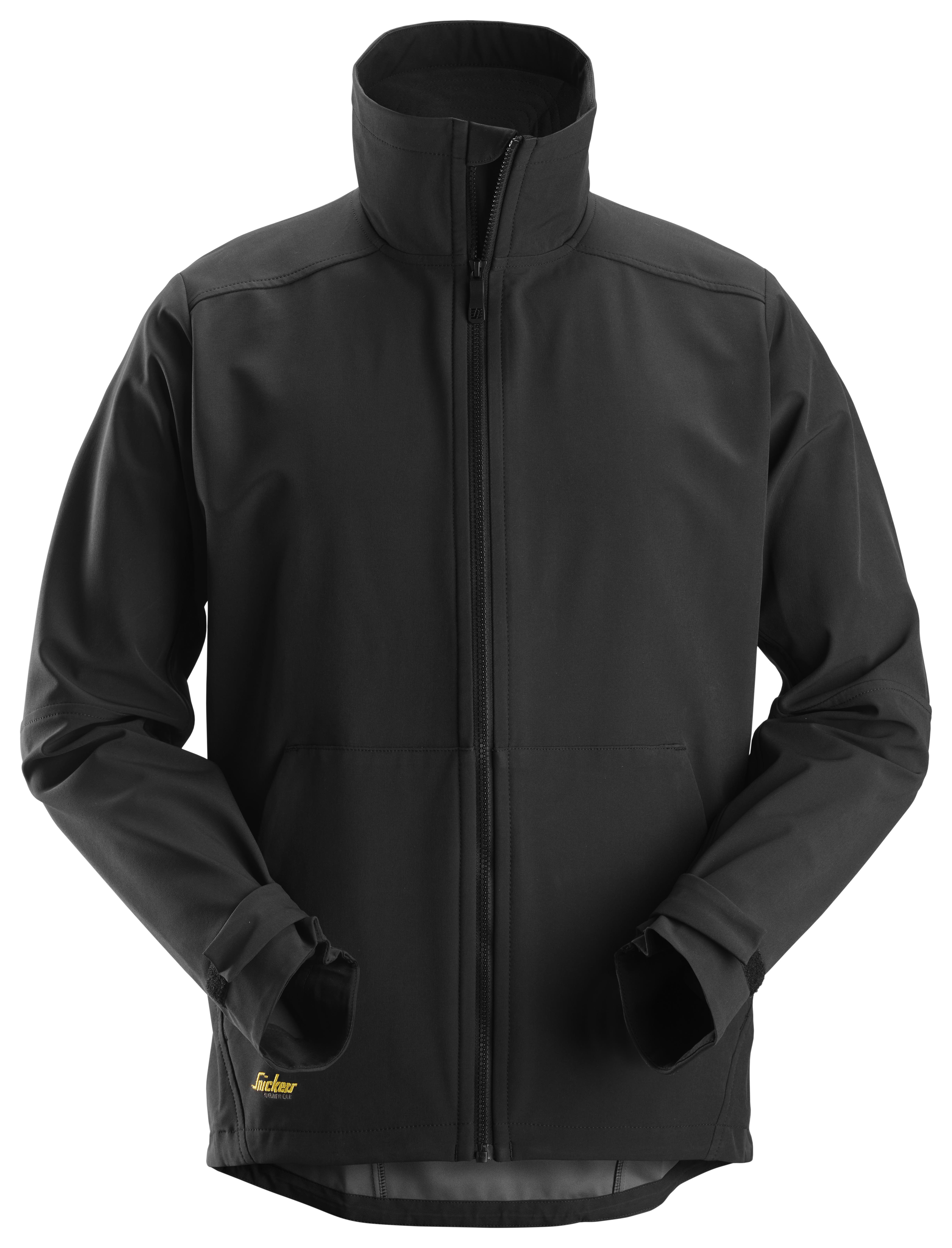 Snickers Workwear 1205 AllroundWork Softshelljakke vindtæt, sort Sort