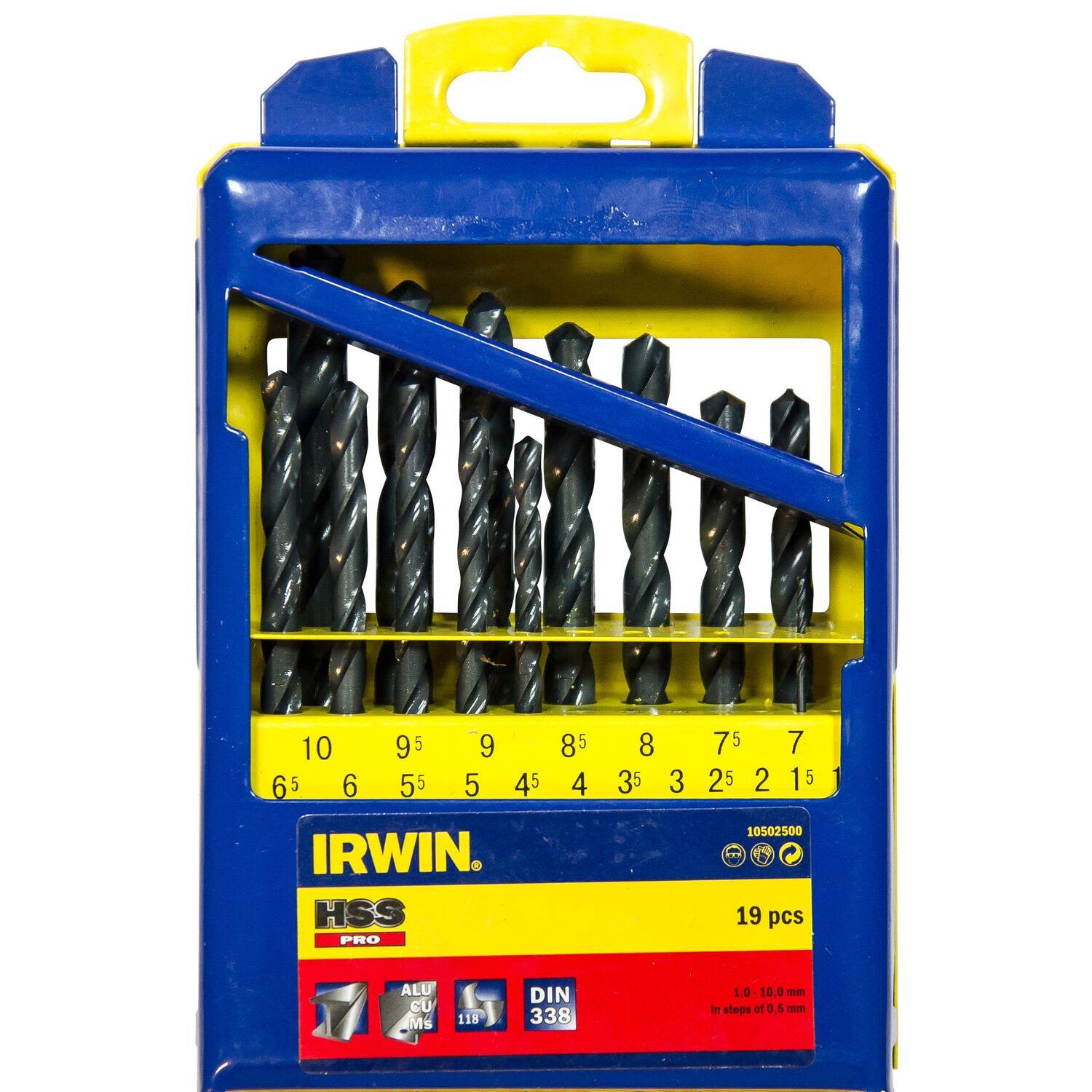 Irwin 10502500 Borsett 19 deler