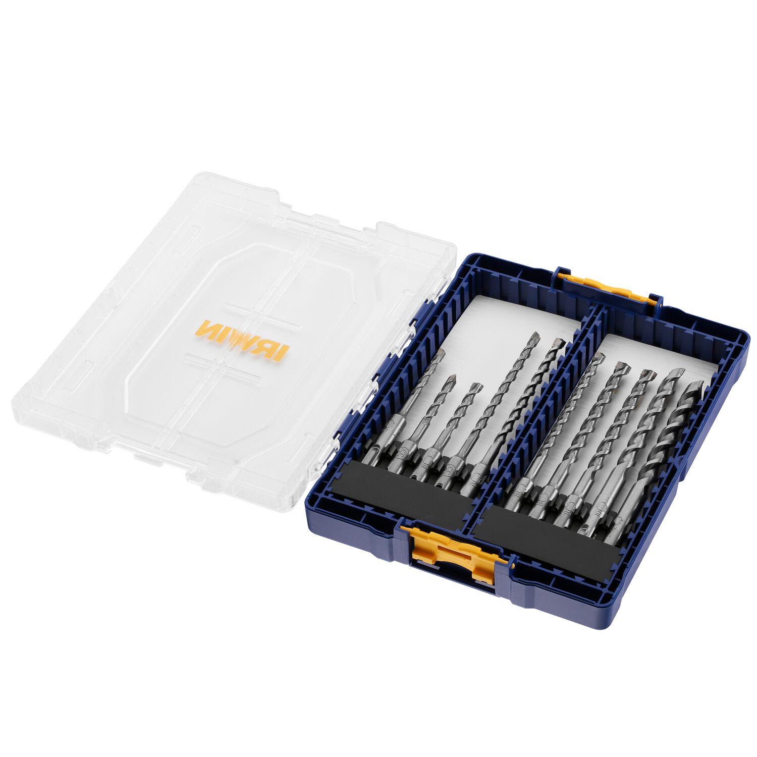 Irwin IW2039501 Borsett med SDS-Plusfeste, 10 deler