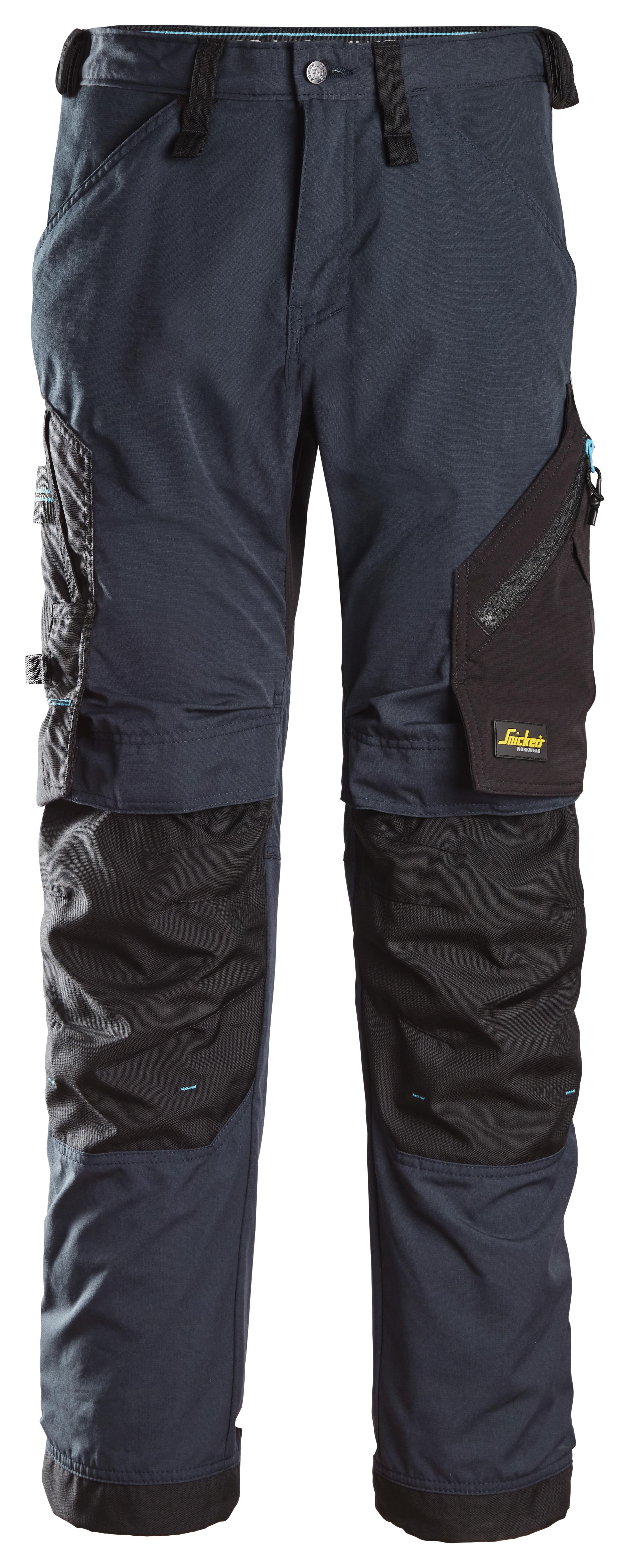 Snickers Workwear 6310 LiteWork Arbetsbyxa marinblå/svart Marinblå/Svart