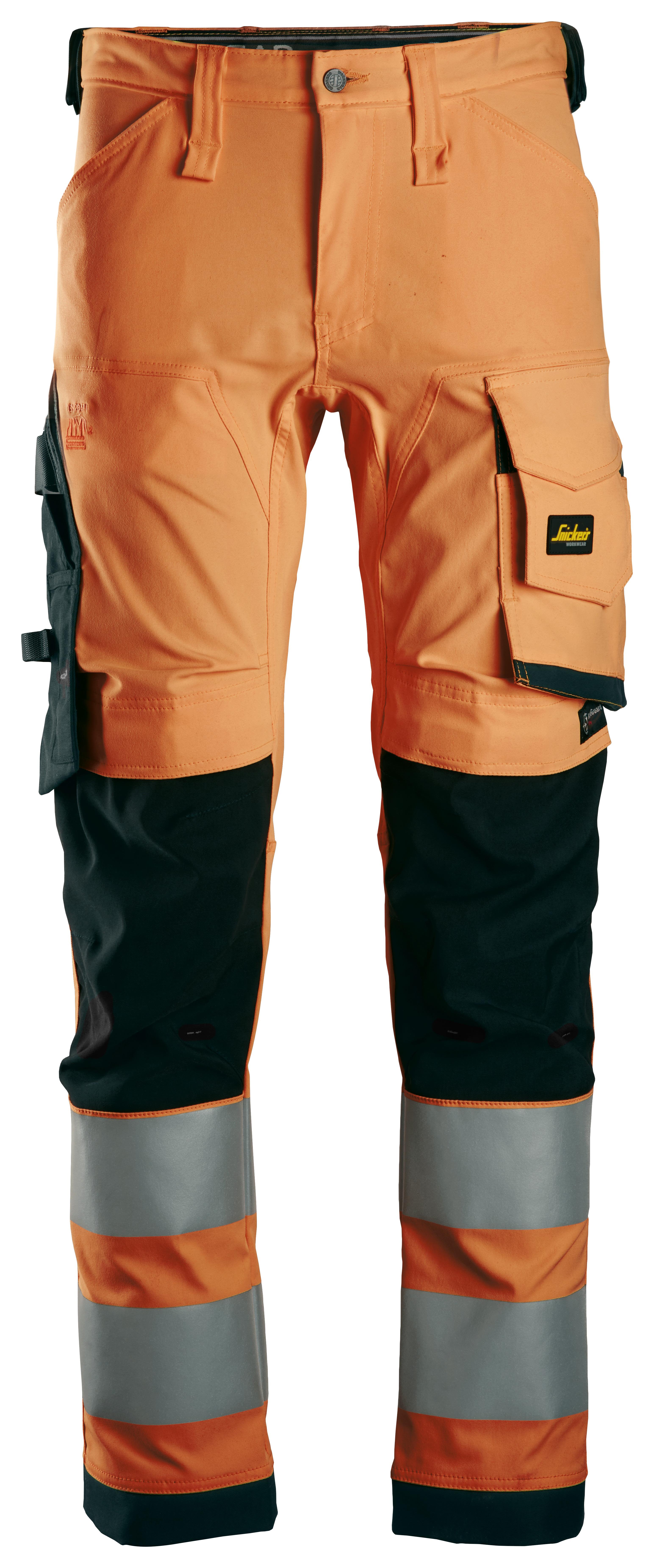 Snickers Workwear 6343 Arbeidsbukse oransje/svart Oransje/Svart