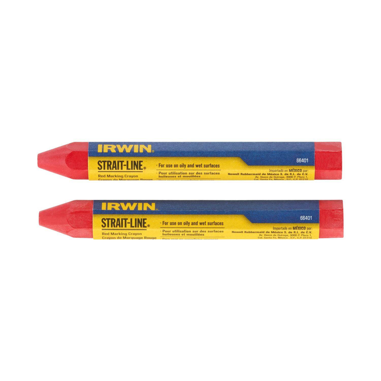 Irwin 666012 Oljekrita 2-pack Röd
