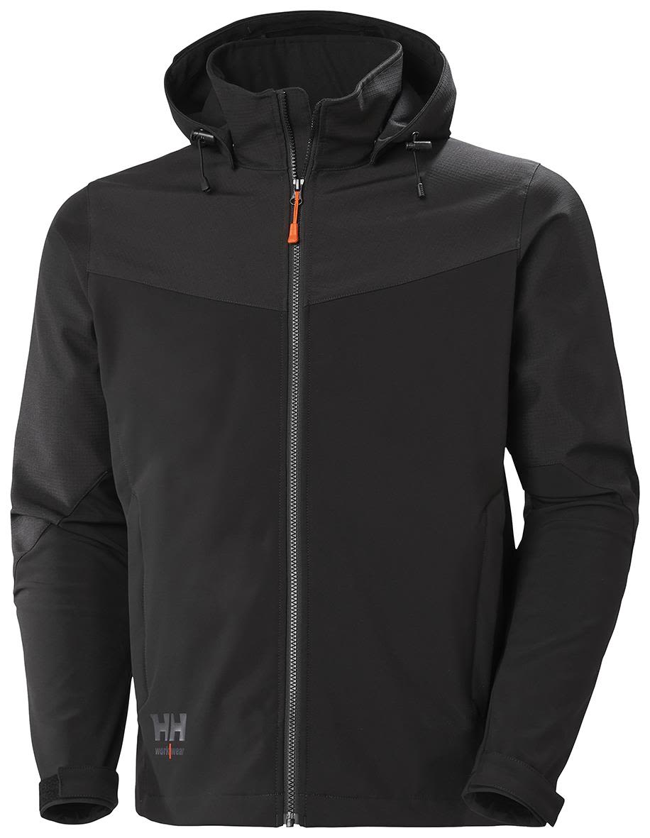 Helly Hansen Workwear Oxford 74290-990 Softshelljakke med hette Svart
