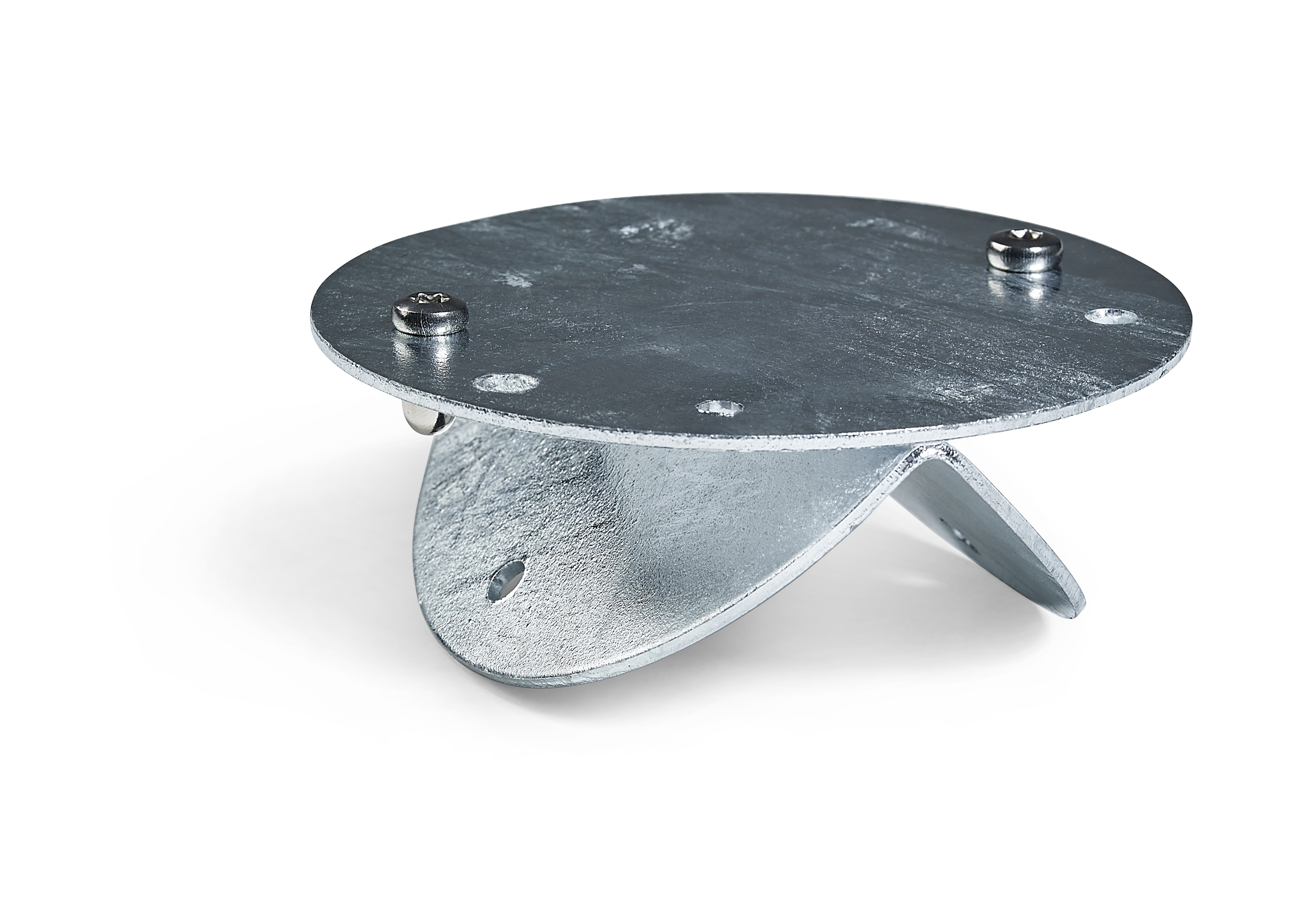 Westal 7721530 Hörnfäste till armatur, Ø107 mm Silver/galv